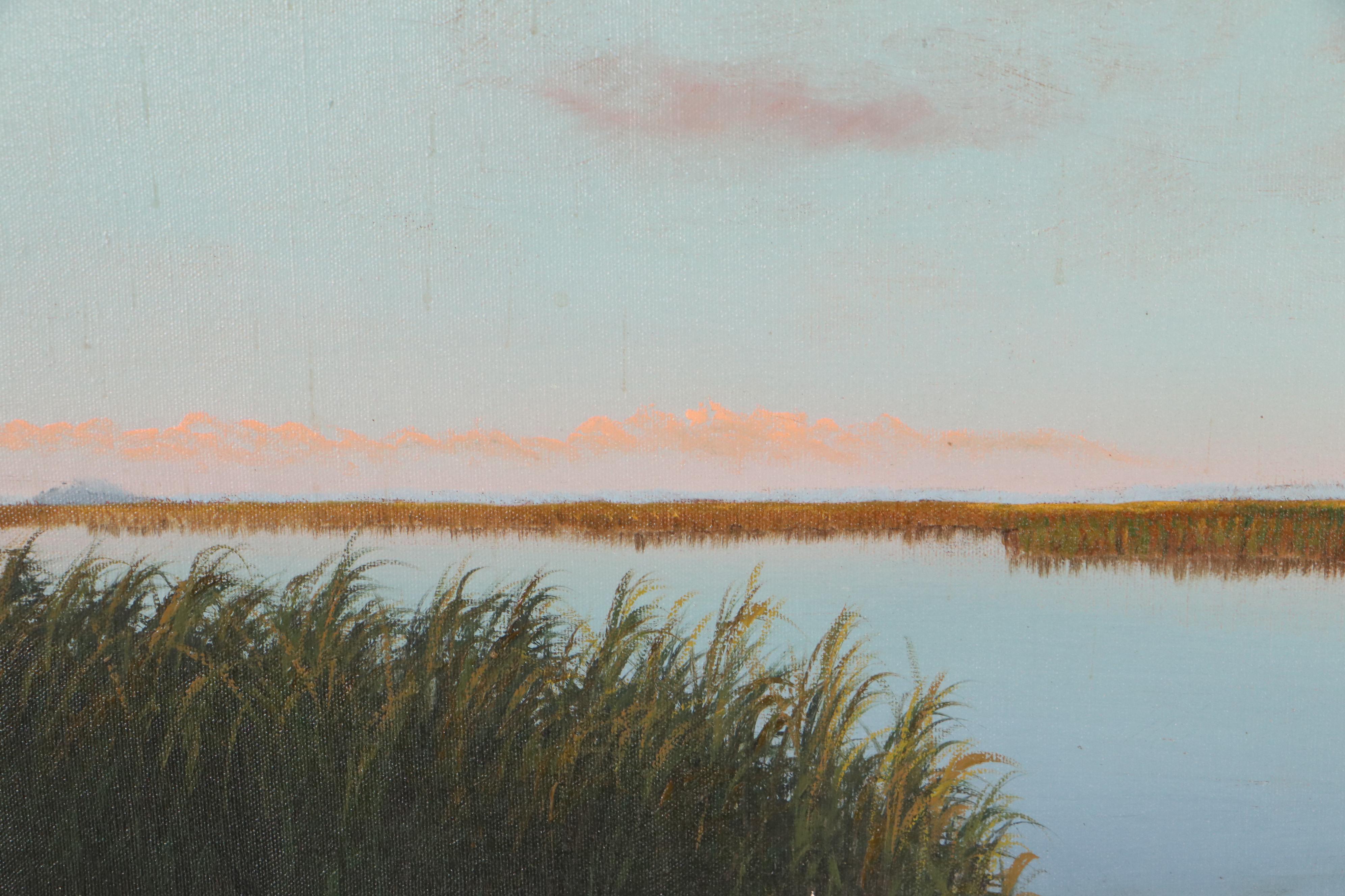 Ellis Buckner Floridian Highwaymen Landscape Oil Painting