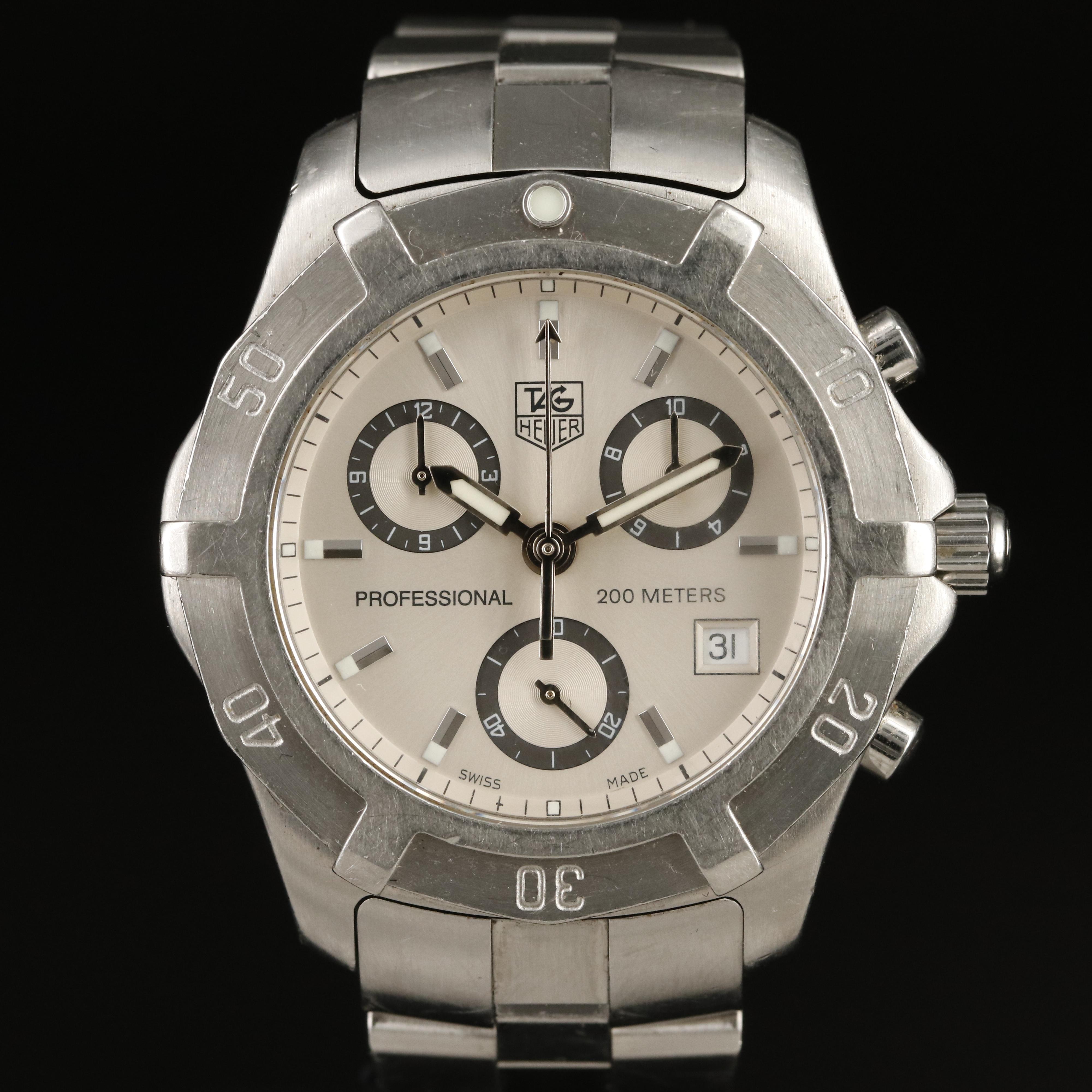TAG Heuer Professional 200 Meters Chronograph with Date Watch