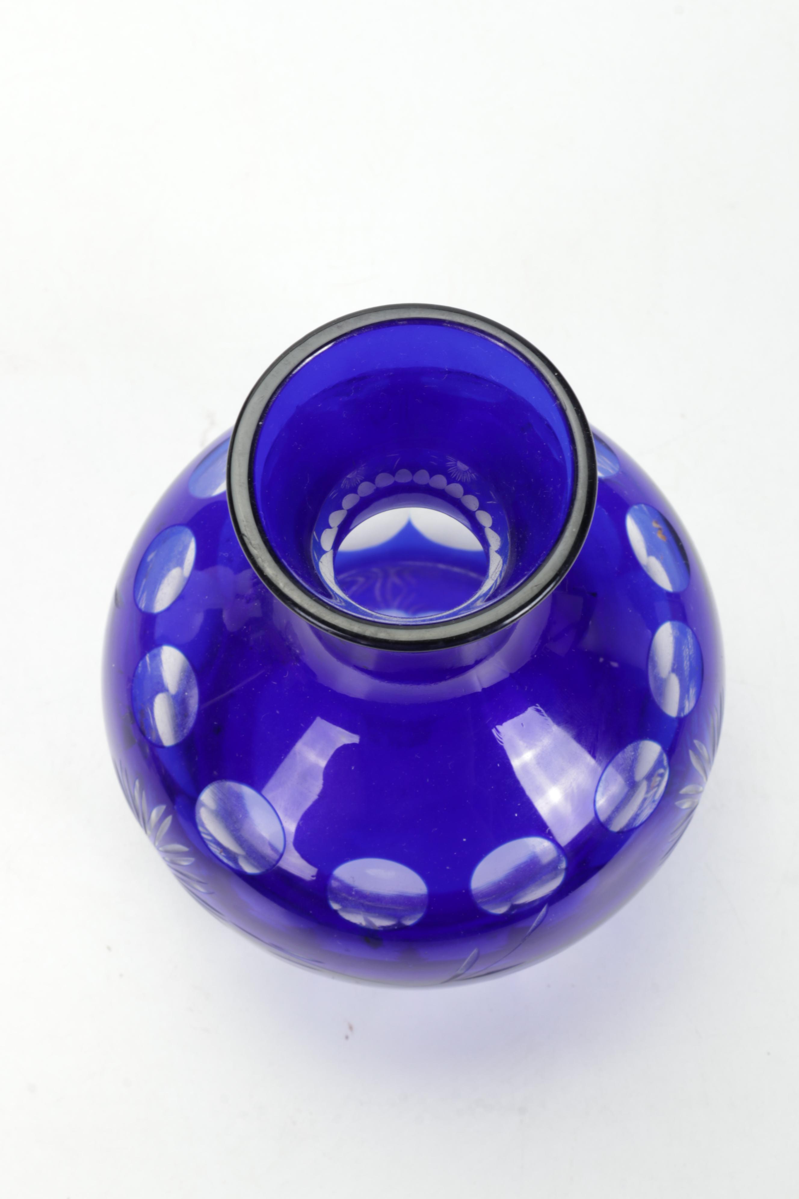 Villeroy & Boch Candlestick, Blue Glass Stretch Glass Bowl, and More