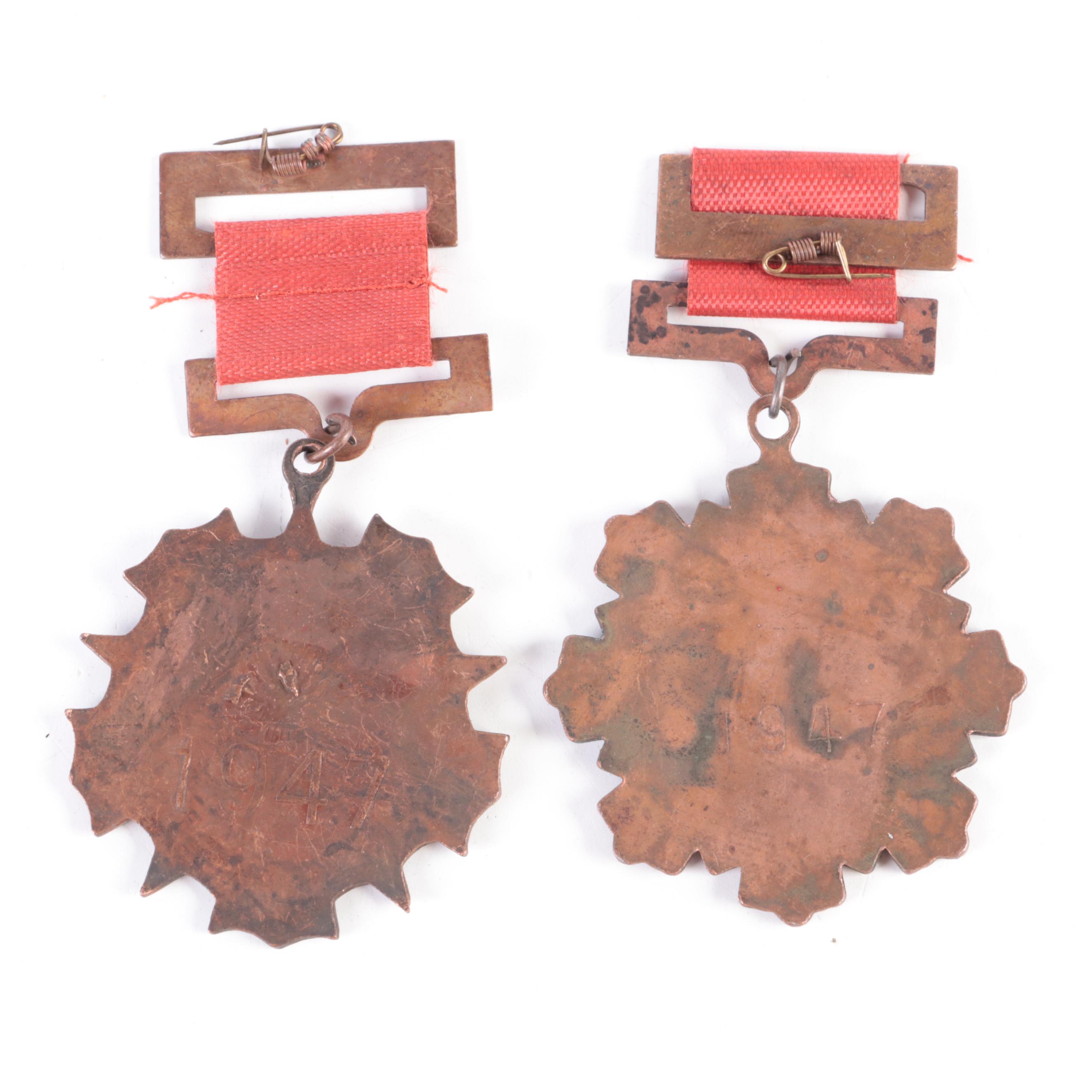 Chinese Military Medals Including Central Military Academy and More