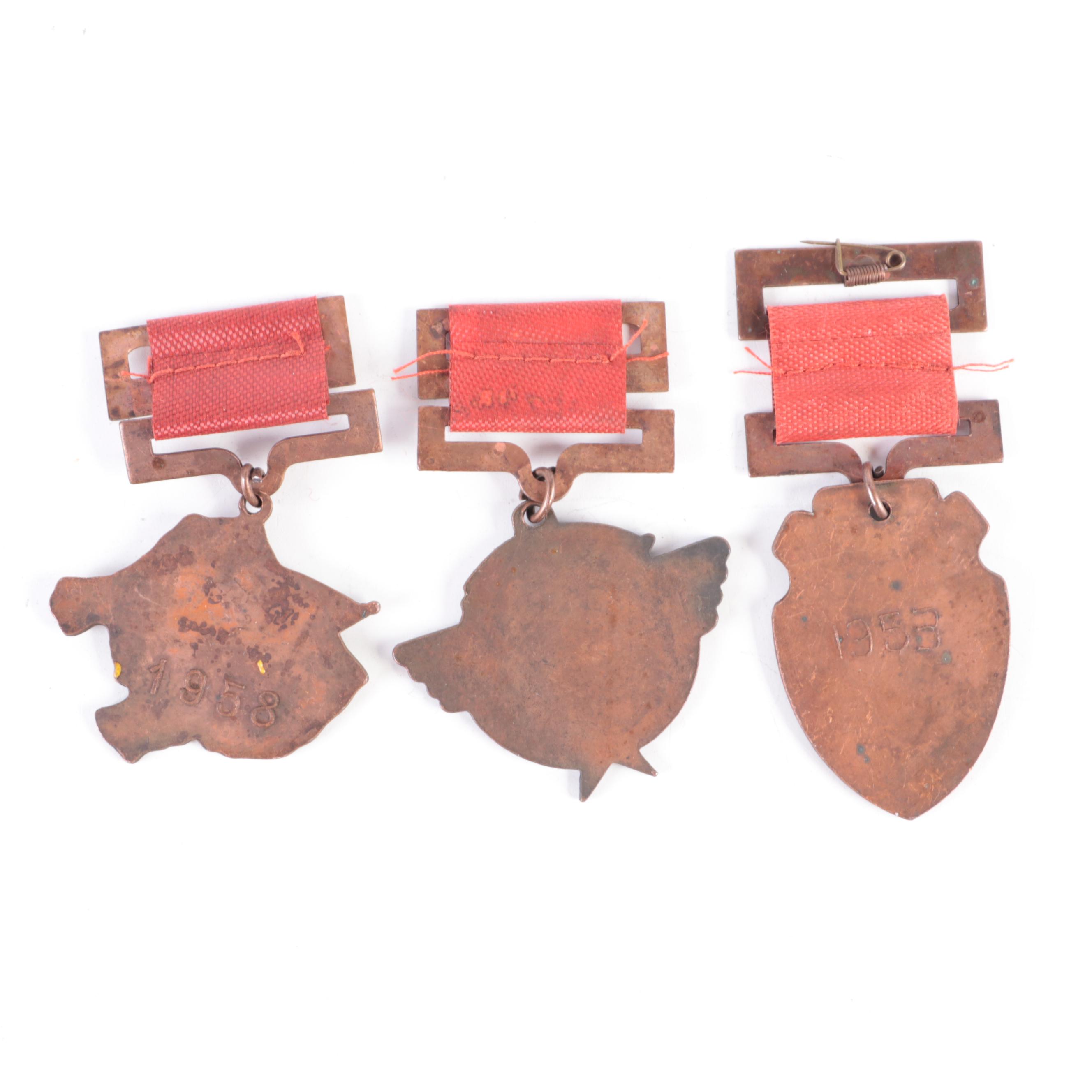 Chinese Military Medals Including Central Military Academy and More