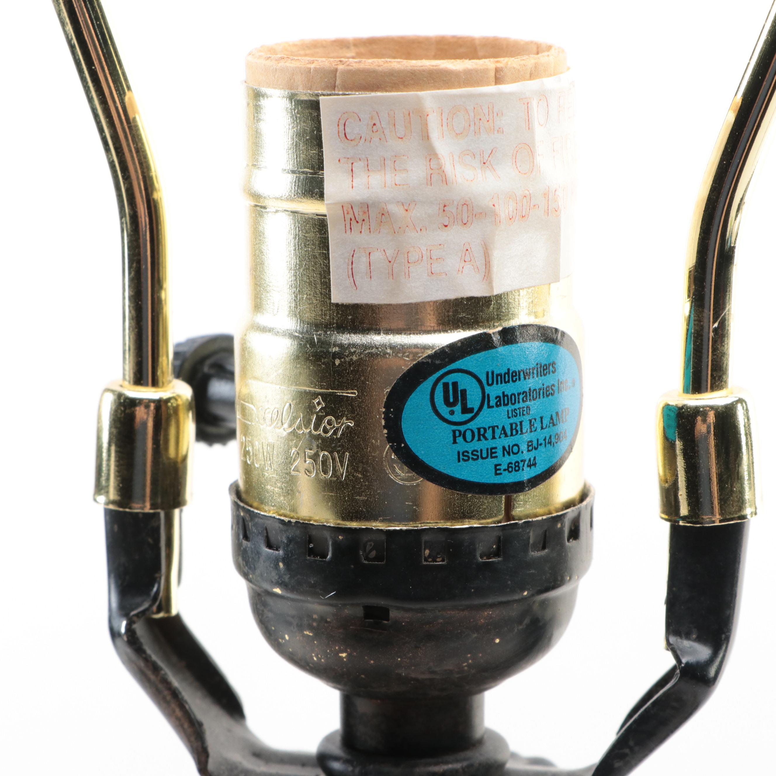 Chinese Cast Resin Elephant Base Lamp, 21st Century