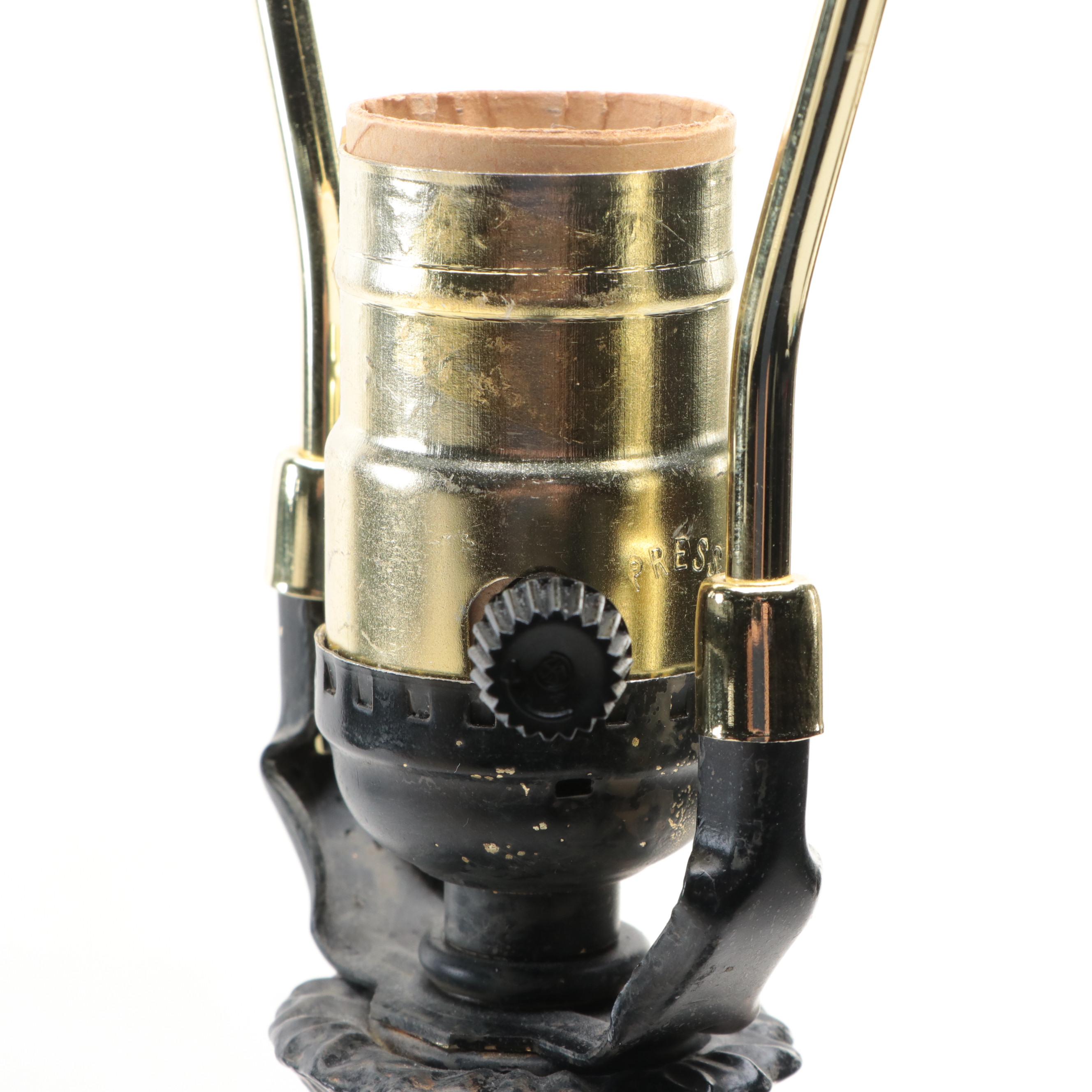 Chinese Cast Resin Elephant Base Lamp, 21st Century