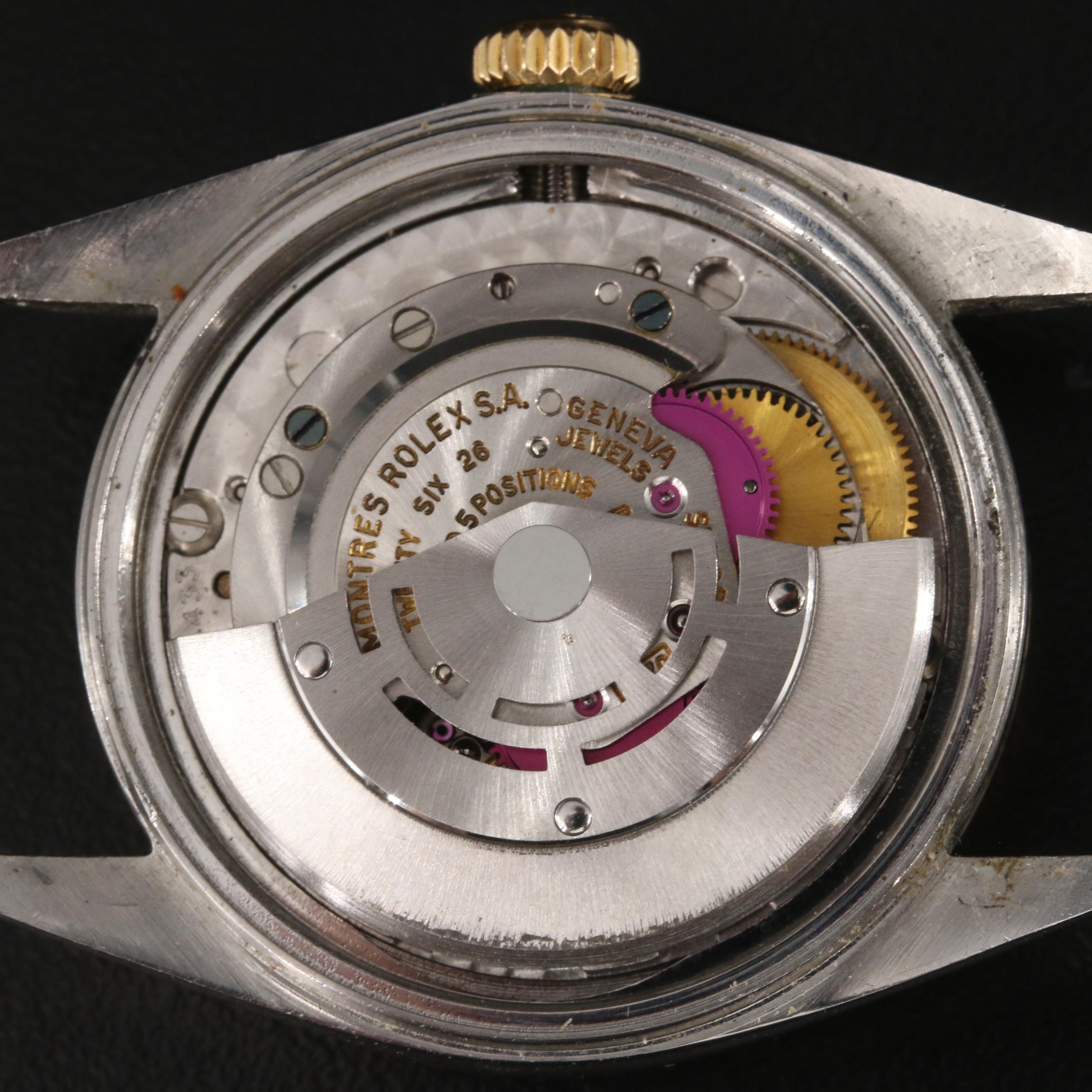 1968 Rolex Oyster Perpetual Datejust Pie Pan Dial Watch