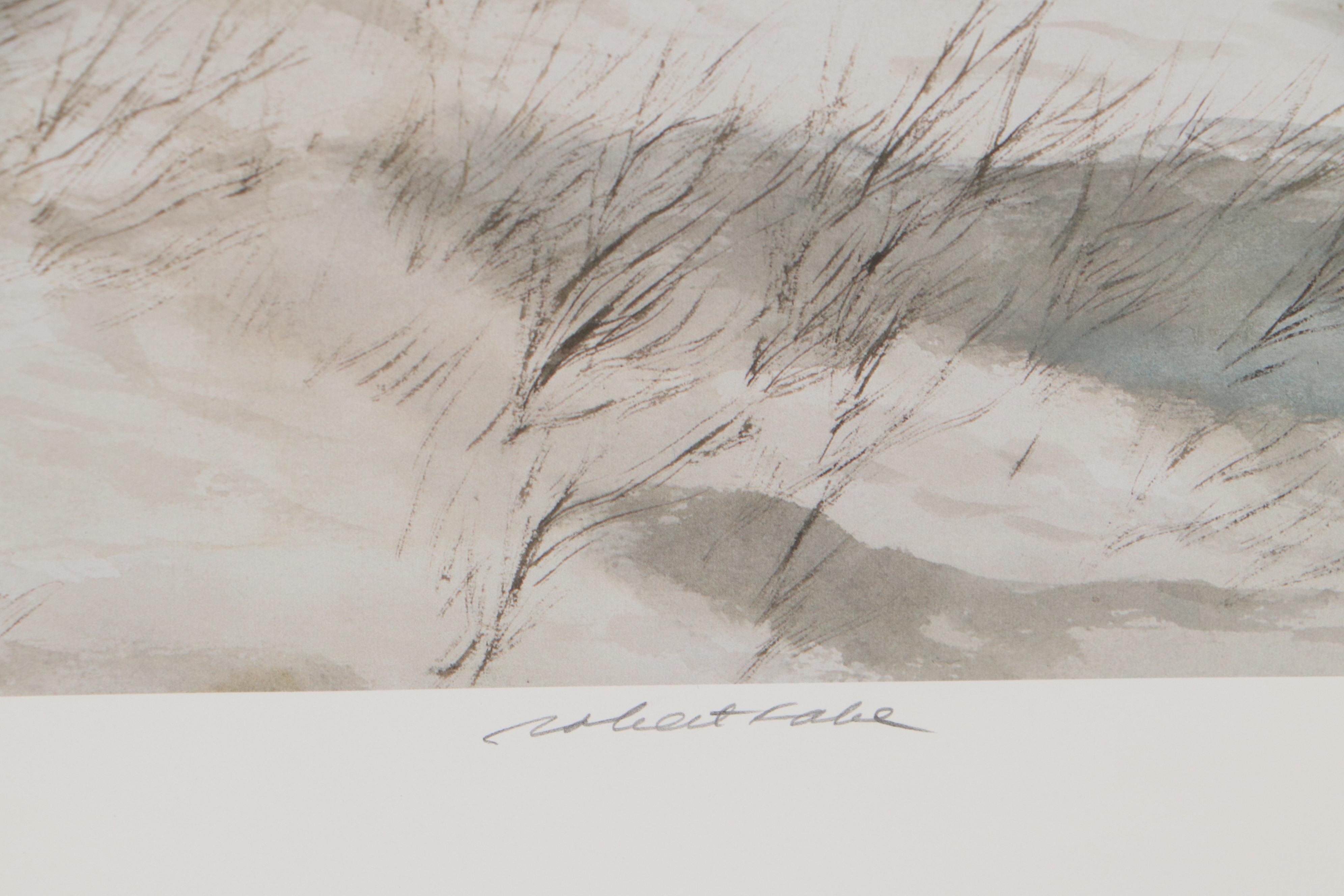 Robert Fabe Offset Lithographs Including "December Afternoon," Late 20th Century