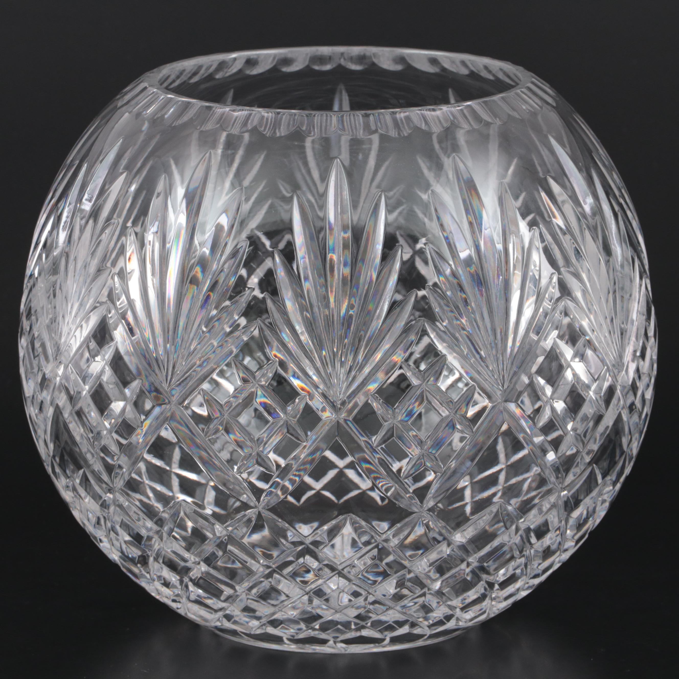 Crystal Clear Industries "Essex" and Other Crystal Rose Bowls