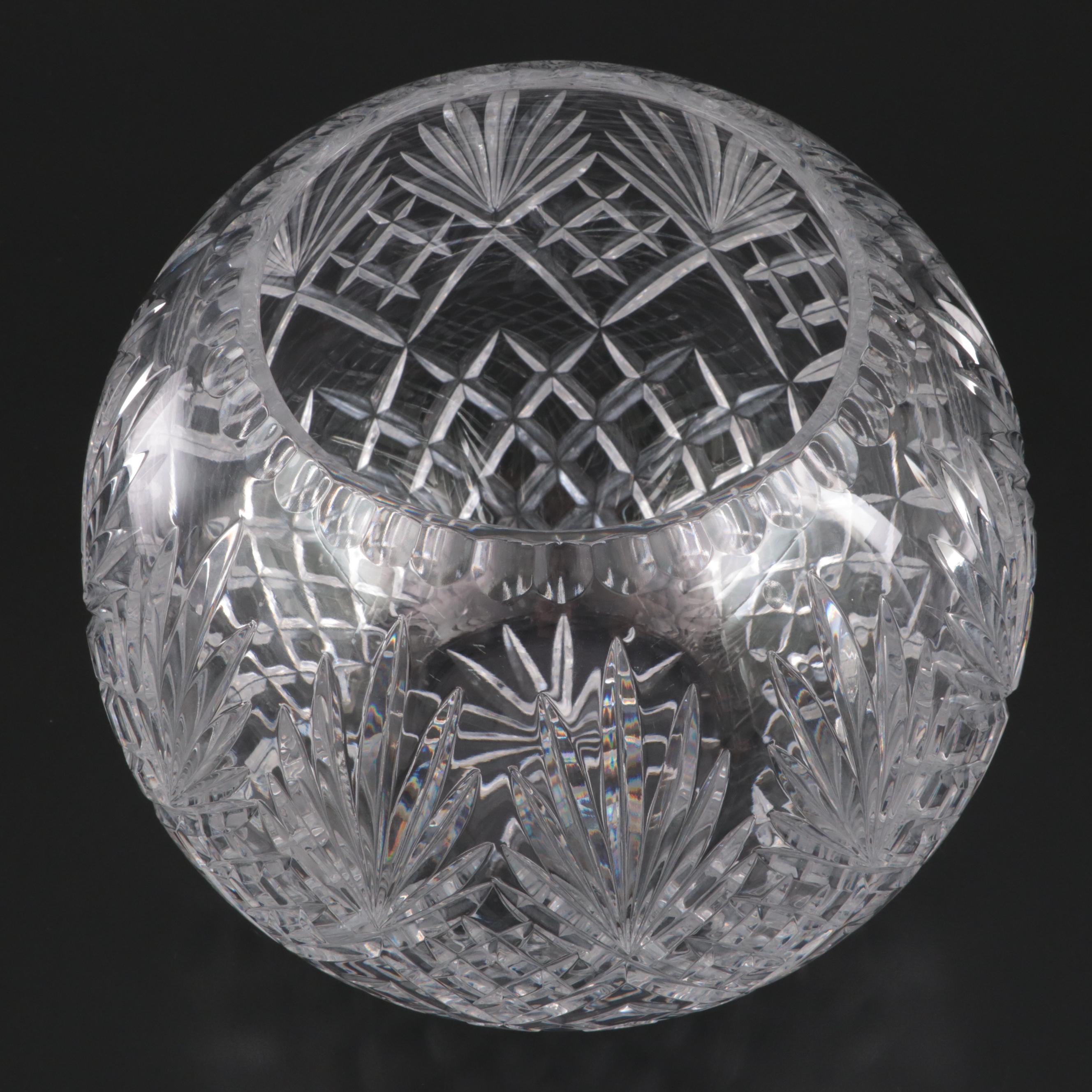 Crystal Clear Industries "Essex" and Other Crystal Rose Bowls