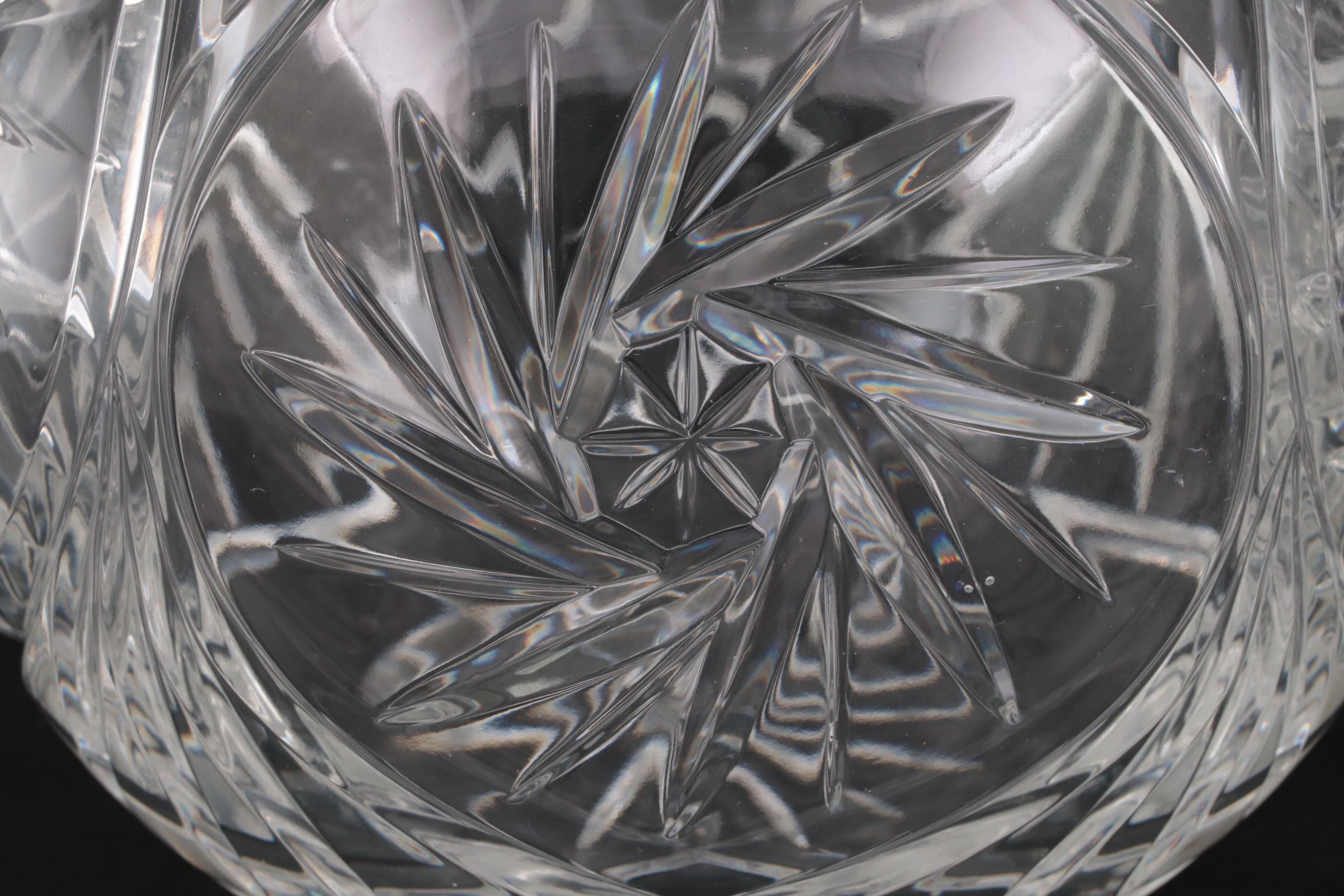 Crystal Clear Industries "Essex" and Other Crystal Rose Bowls