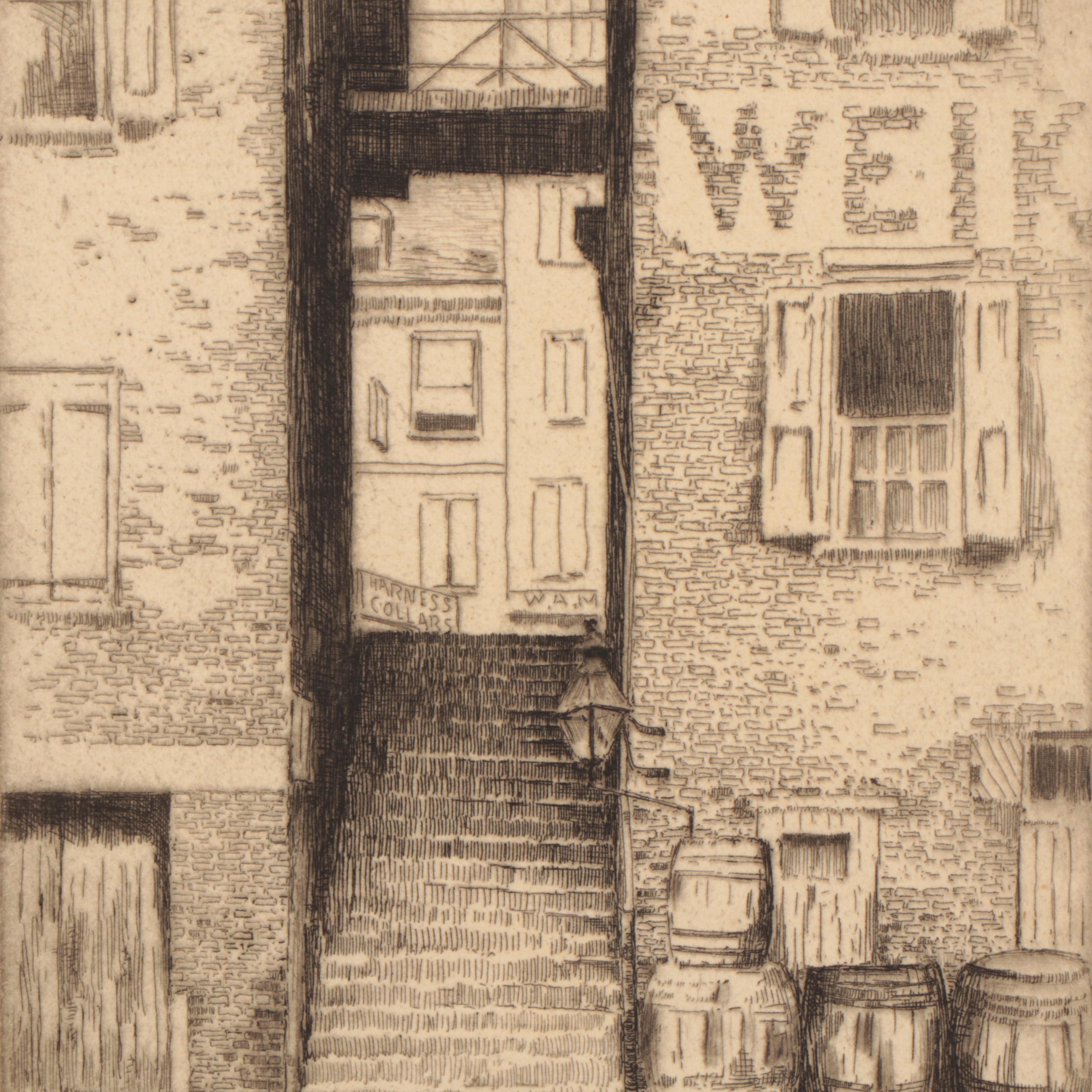 Lee Sturges Etchings Including "Glen Oak Country Club," Circa 1920