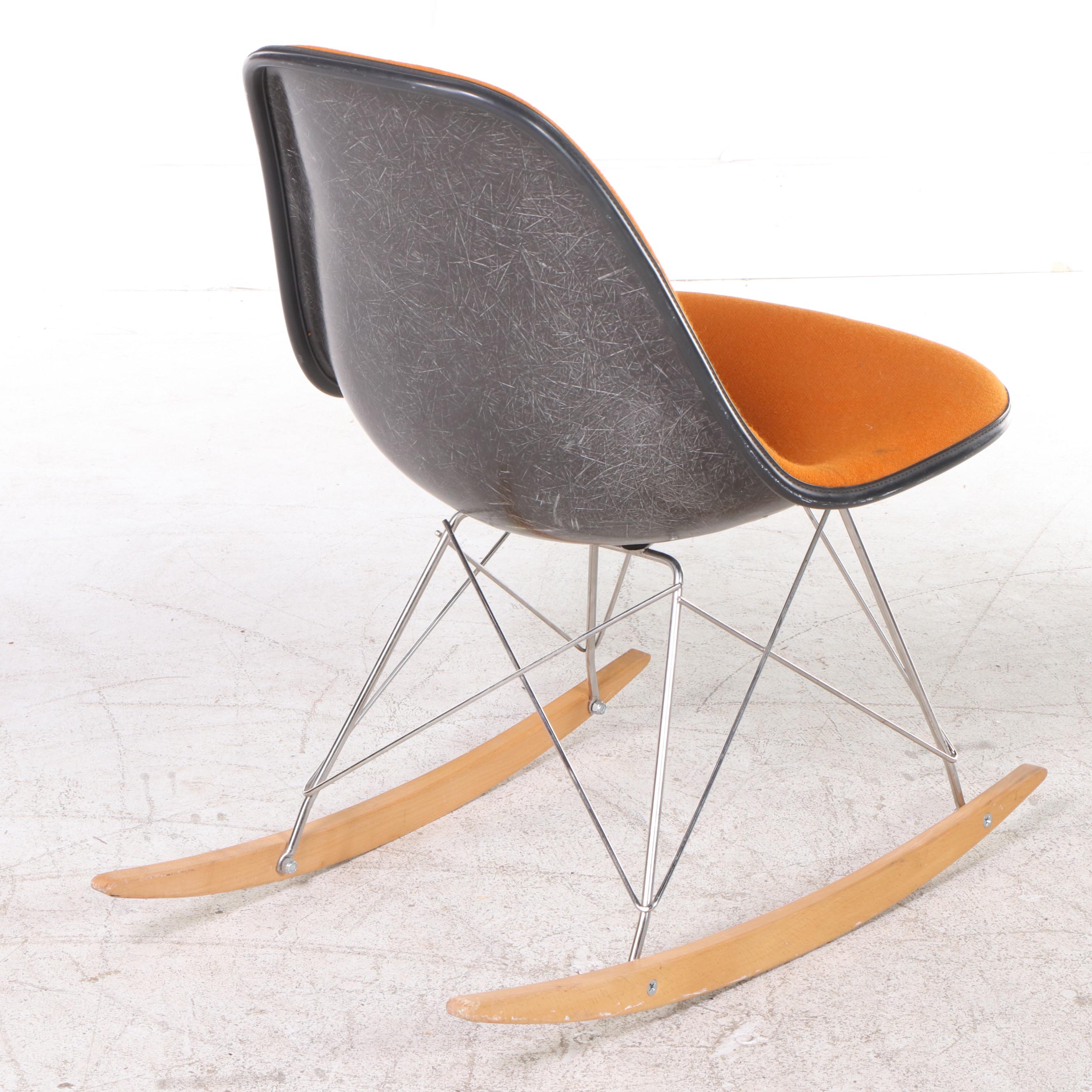 Charles and Ray Eames for Herman Miller Fiberglass Shell Chair on RSR Style Base