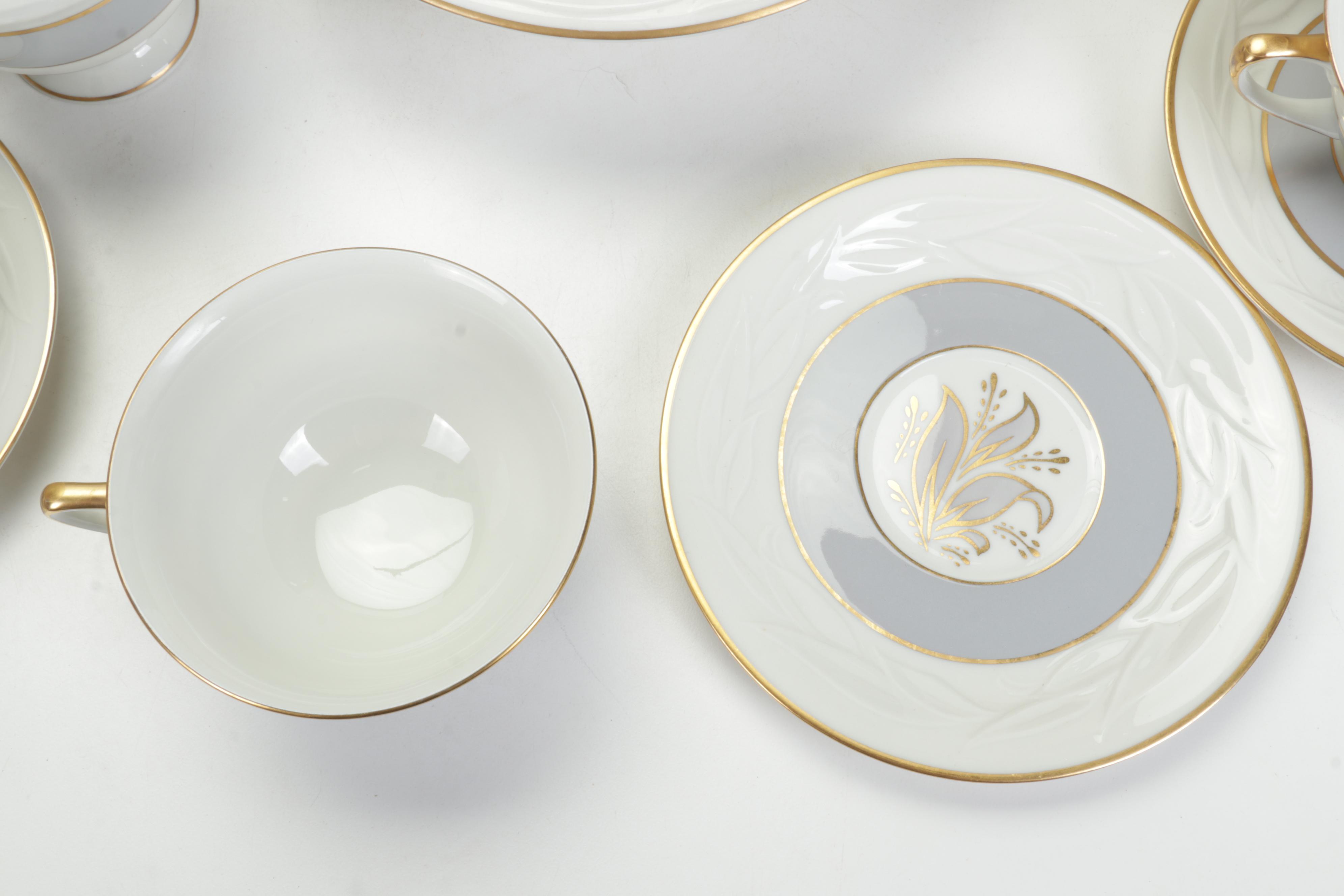 Royal Jackson "Brocade" Fine China Dinnerware, Mid- Late 20th Century