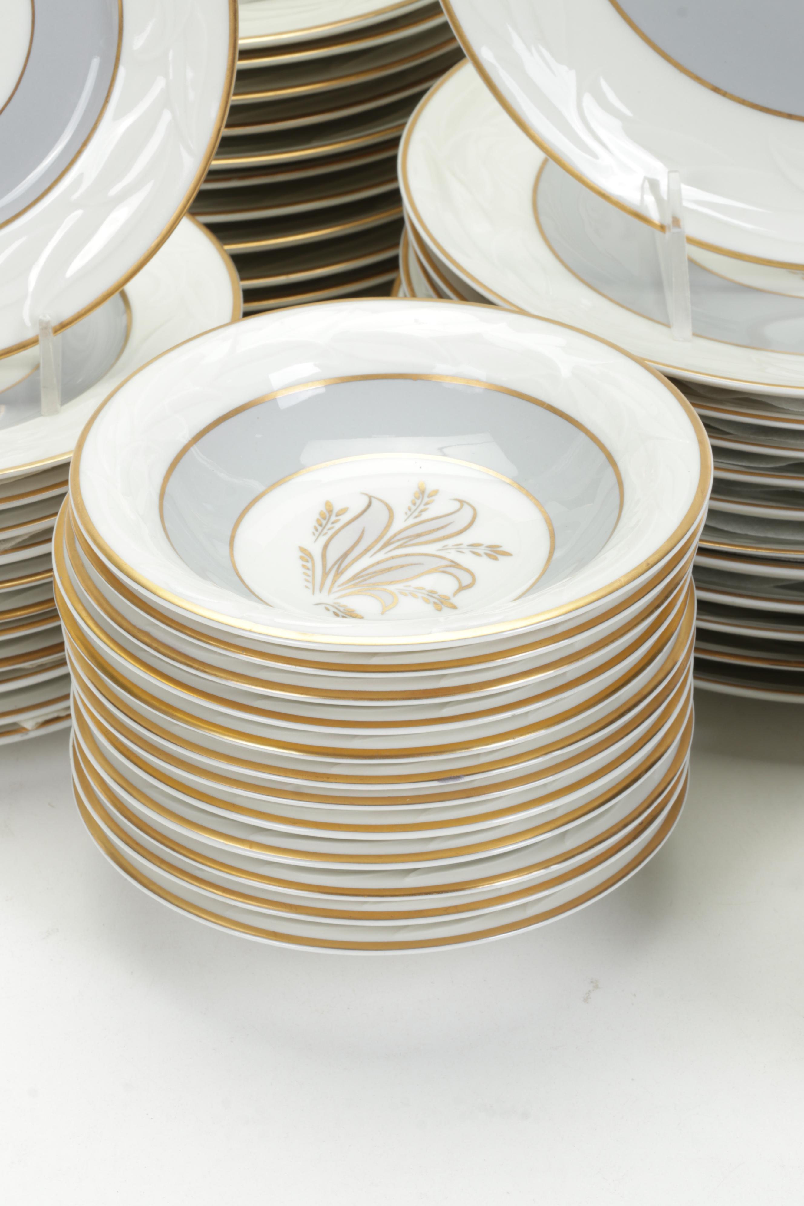 Royal Jackson "Brocade" Fine China Dinnerware, Mid- Late 20th Century