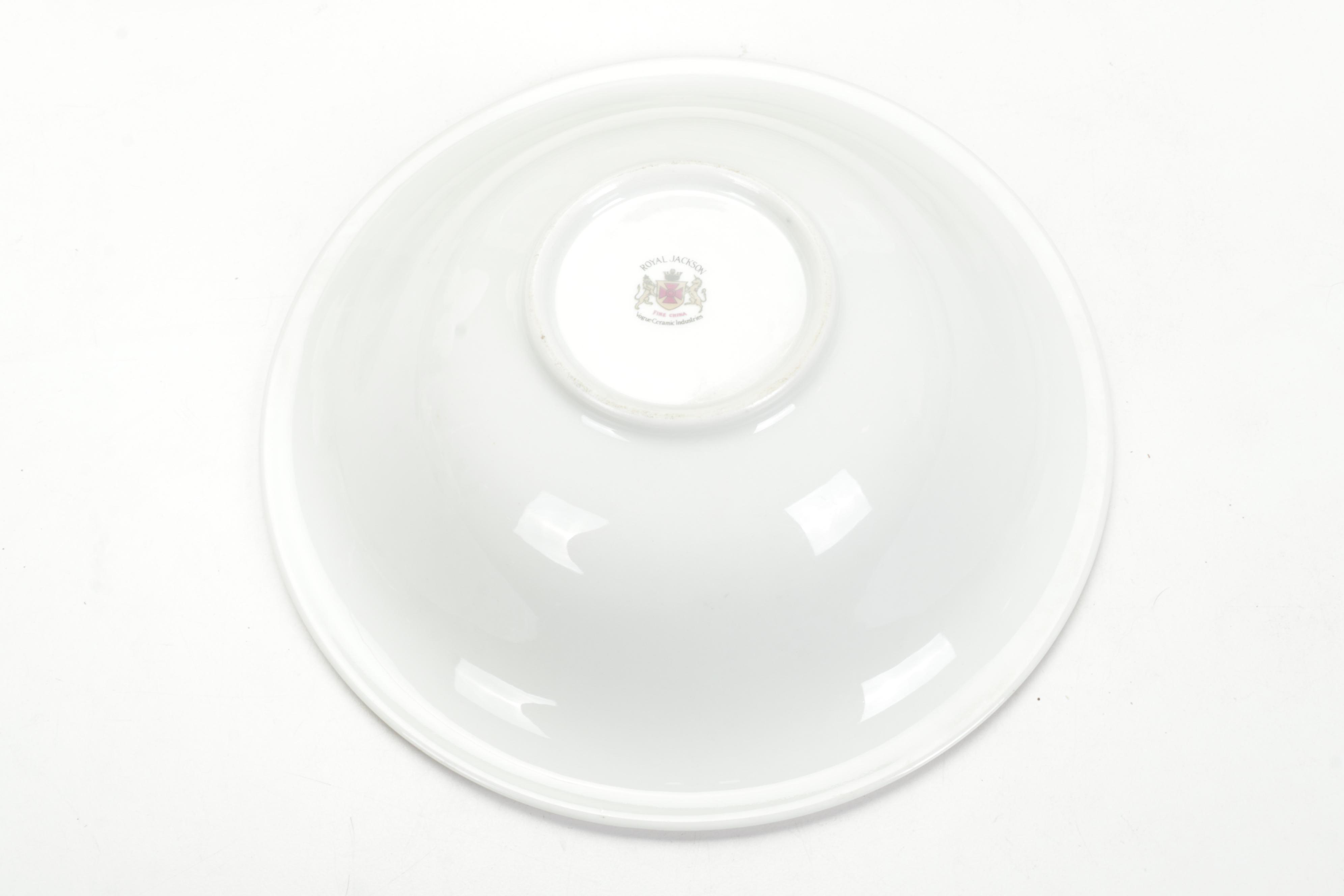 Royal Jackson "Brocade" Fine China Dinnerware, Mid- Late 20th Century