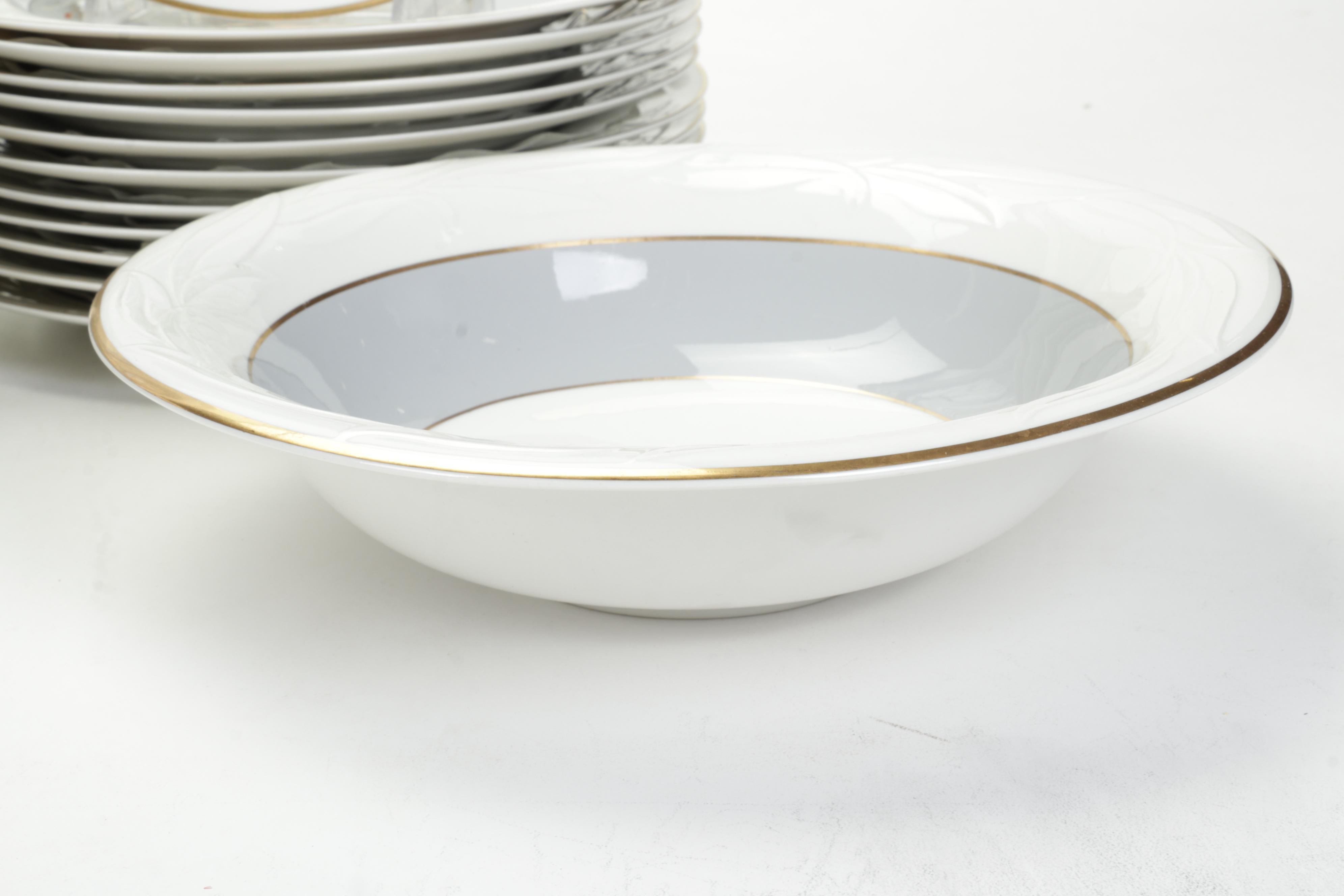 Royal Jackson "Brocade" Fine China Dinnerware, Mid- Late 20th Century