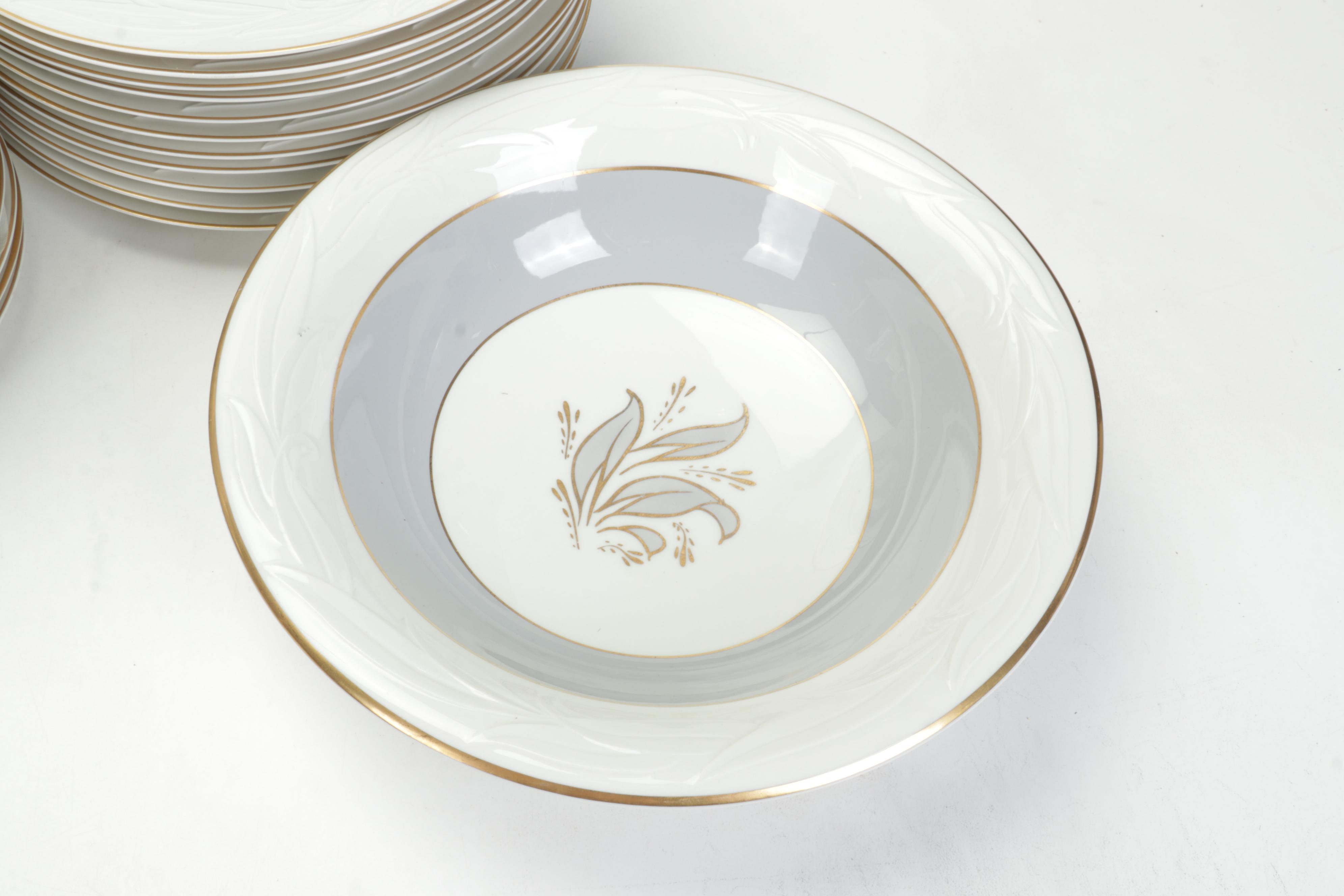 Royal Jackson "Brocade" Fine China Dinnerware, Mid- Late 20th Century