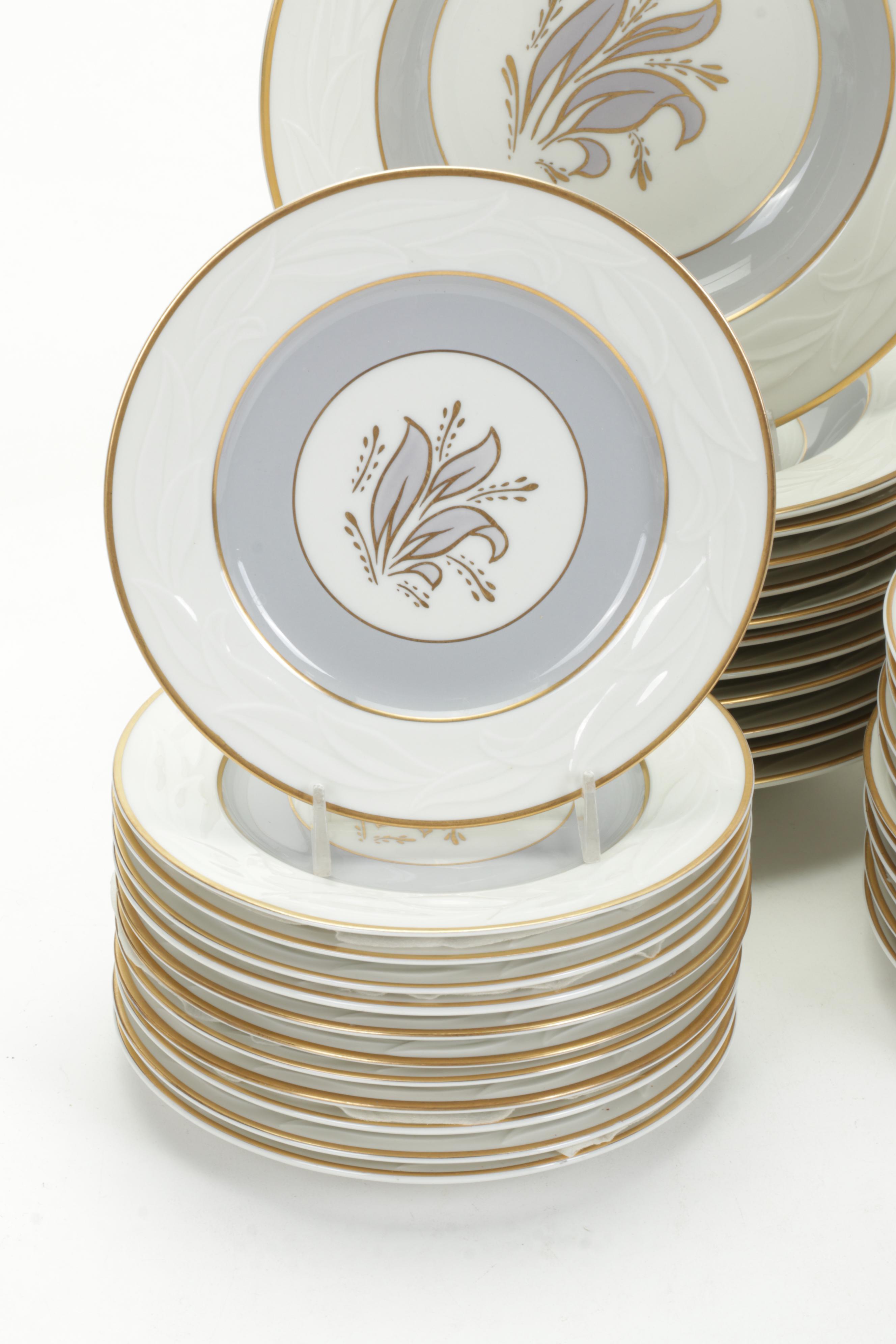 Royal Jackson "Brocade" Fine China Dinnerware, Mid- Late 20th Century