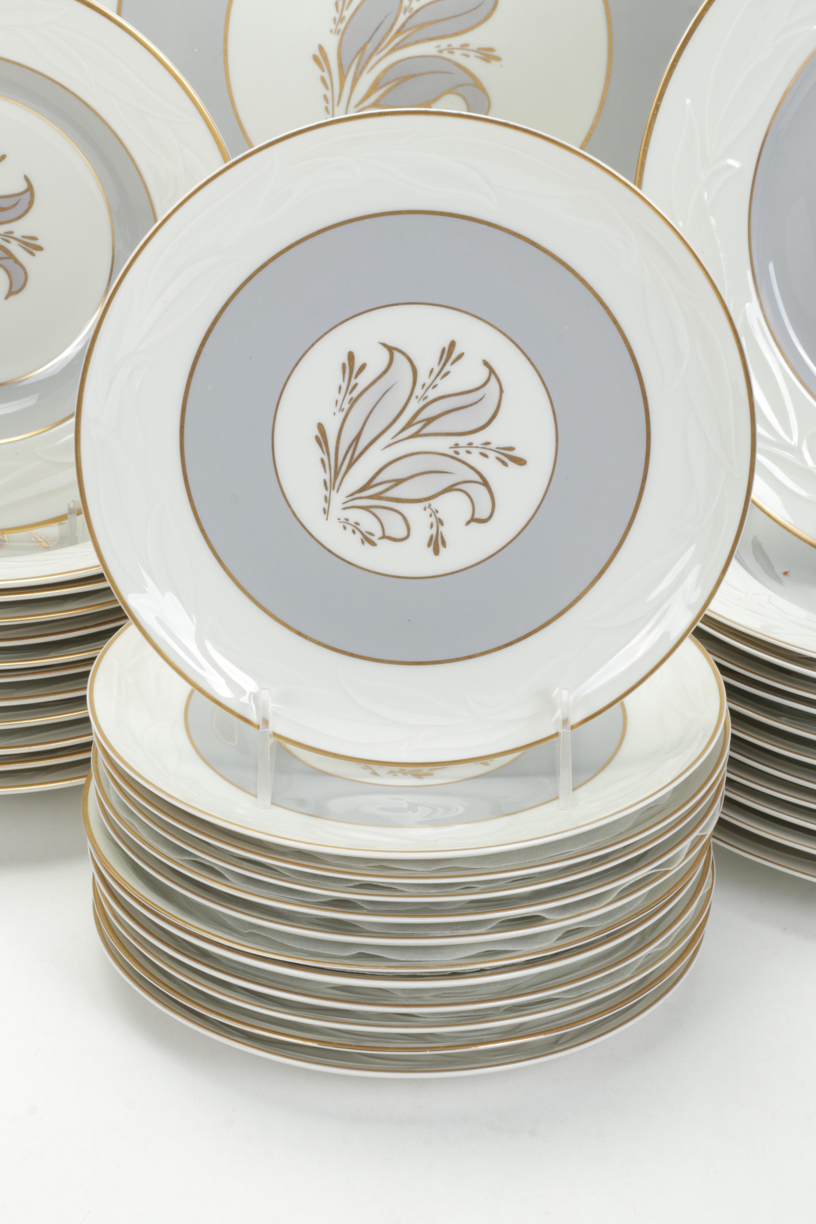 Royal Jackson "Brocade" Fine China Dinnerware, Mid- Late 20th Century