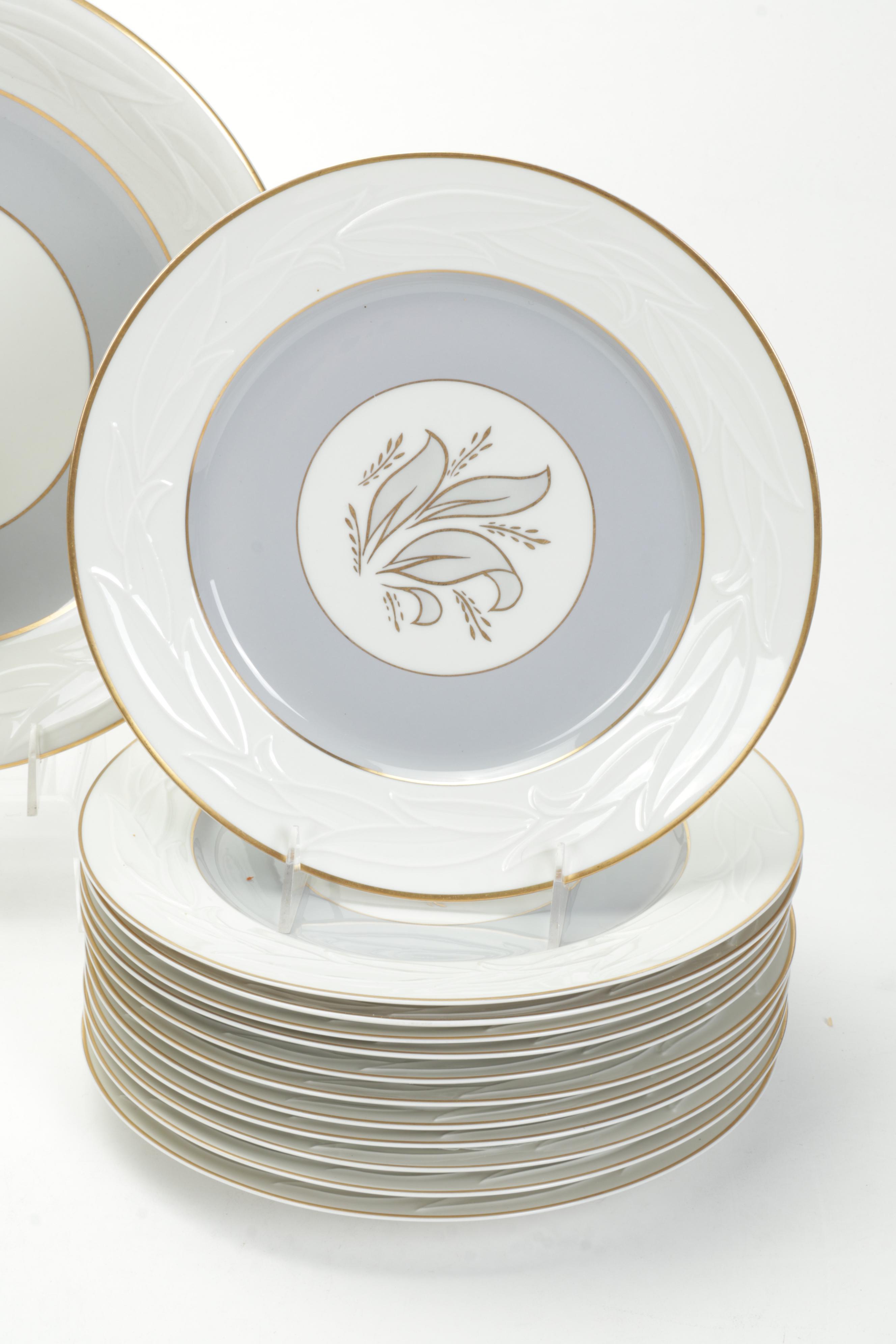 Royal Jackson "Brocade" Fine China Dinnerware, Mid- Late 20th Century