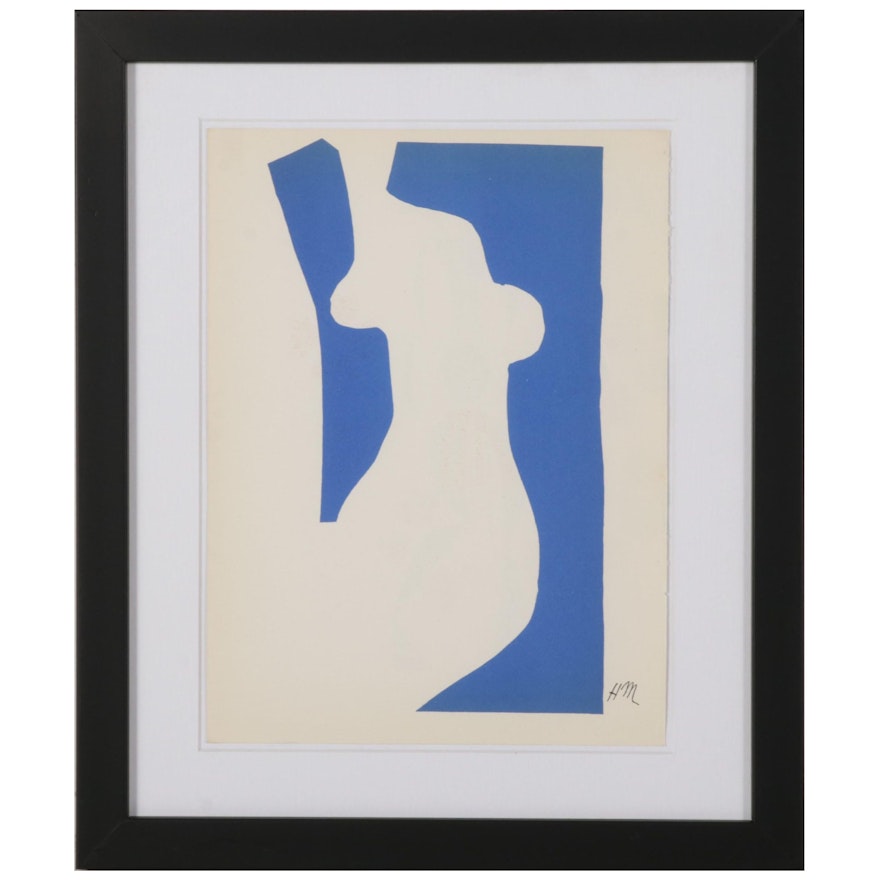 Lithograph After Henri Matisse From "Les Grandes Gouaches Découpées," 1961