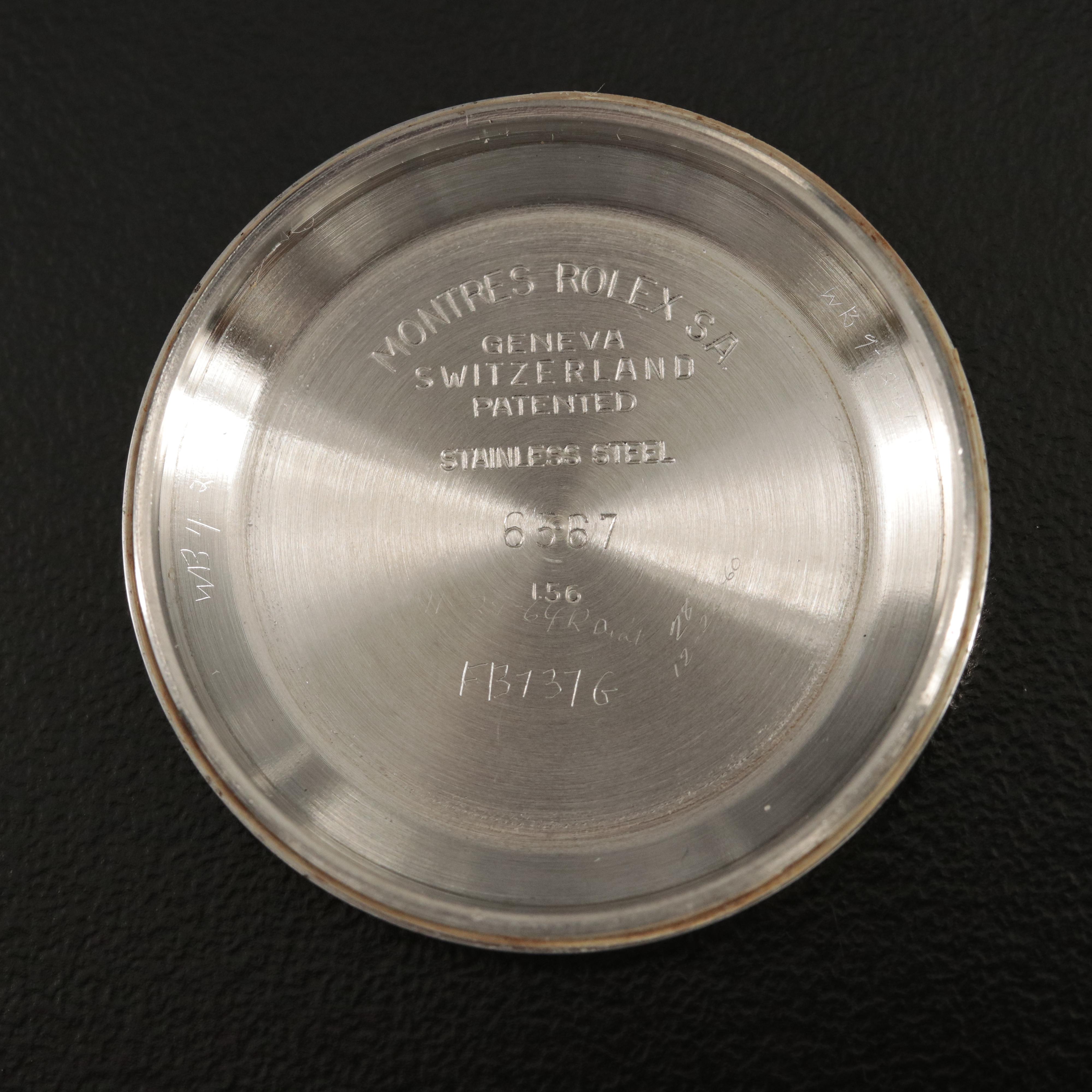 1956 Rolex Oyster Perpetual 14K and Stainless Steel Watch