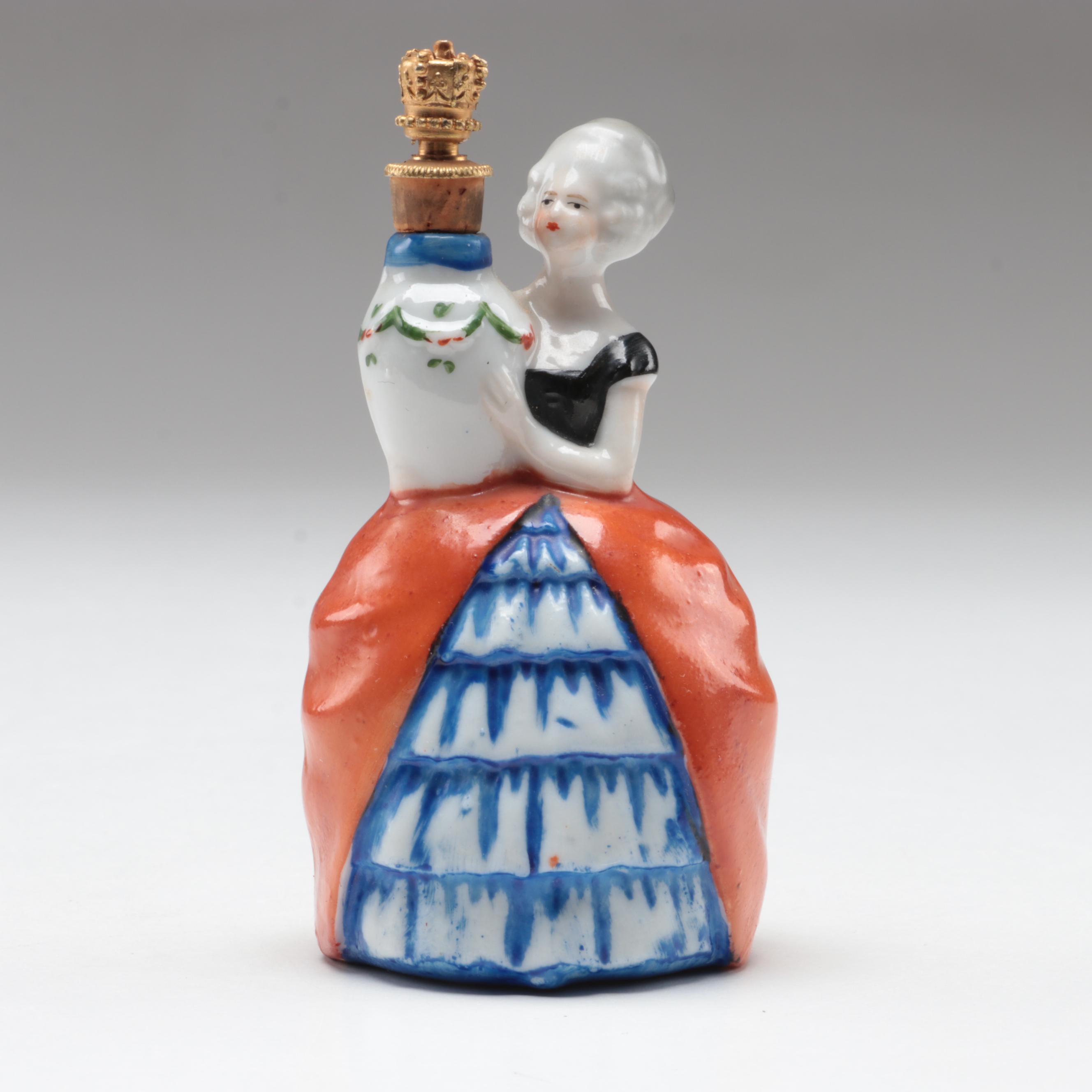 Lalique, Guerlain With Other Glass and Ceramic Perfume Bottles