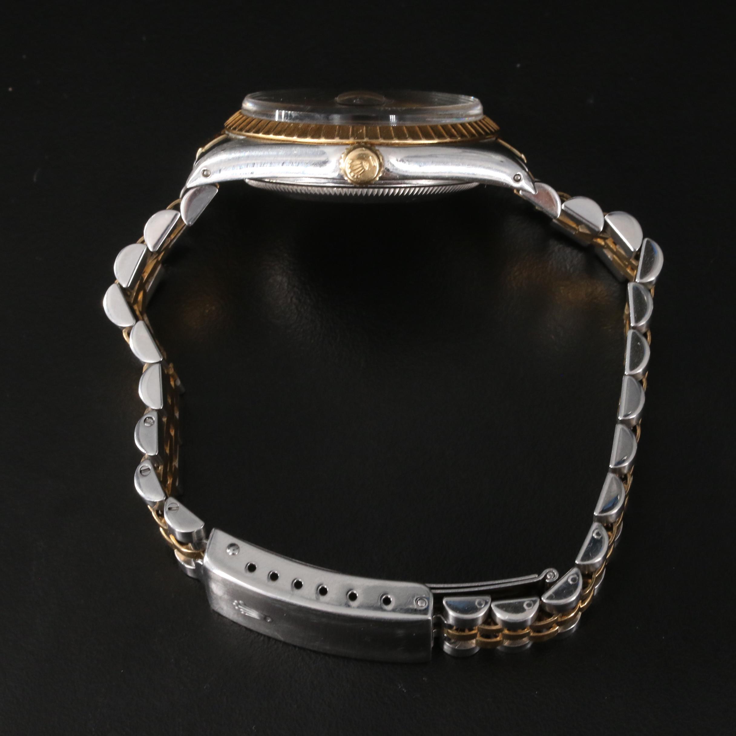 1988 Rolex Oyster Perpetual Date 18K and Stainless Steel Watch