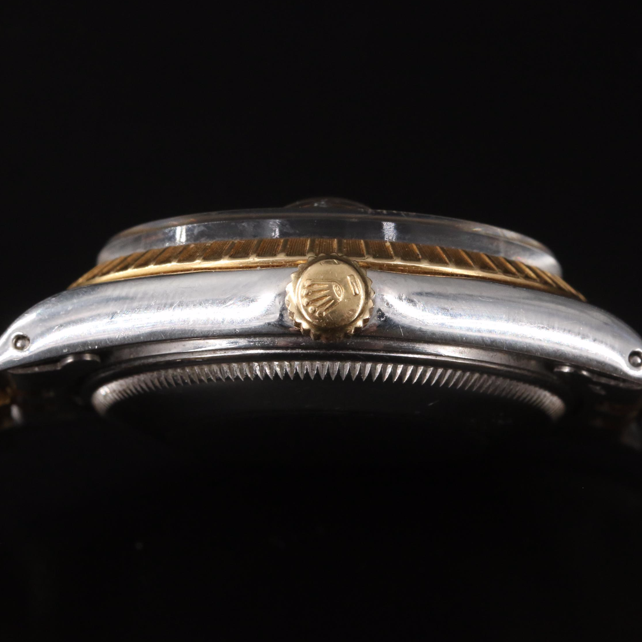 1988 Rolex Oyster Perpetual Date 18K and Stainless Steel Watch