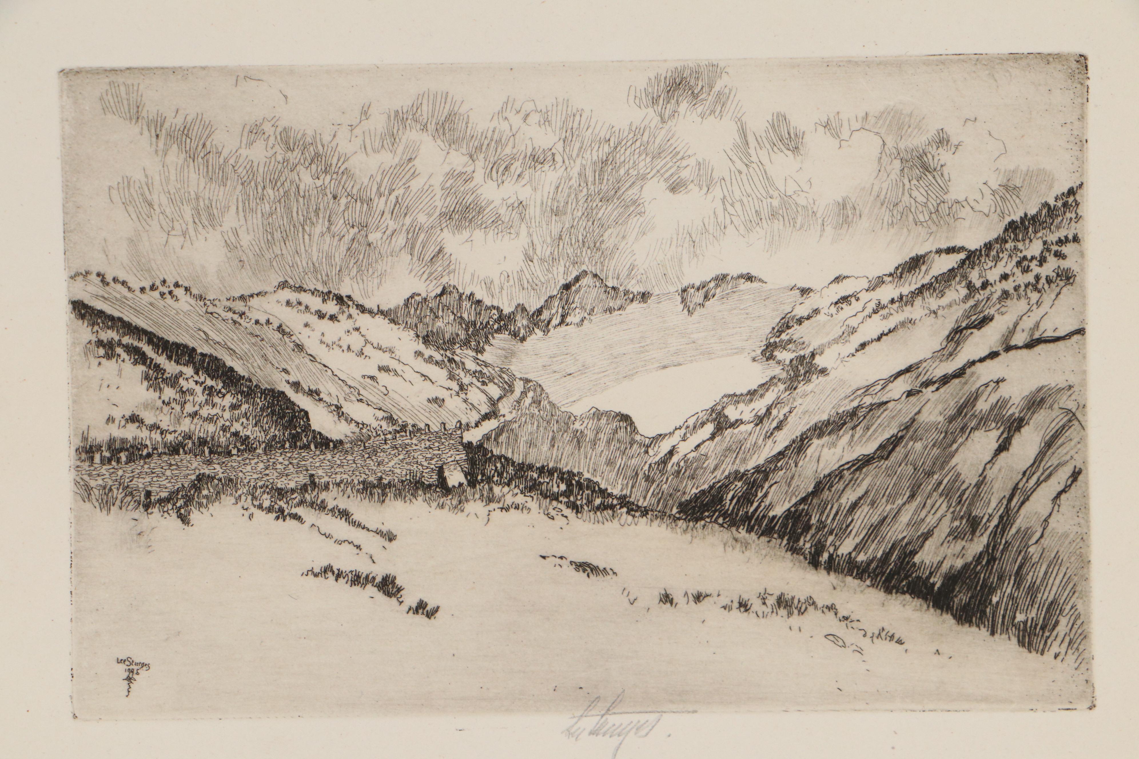 Lee Sturges Etching Prints, Early 20th Century