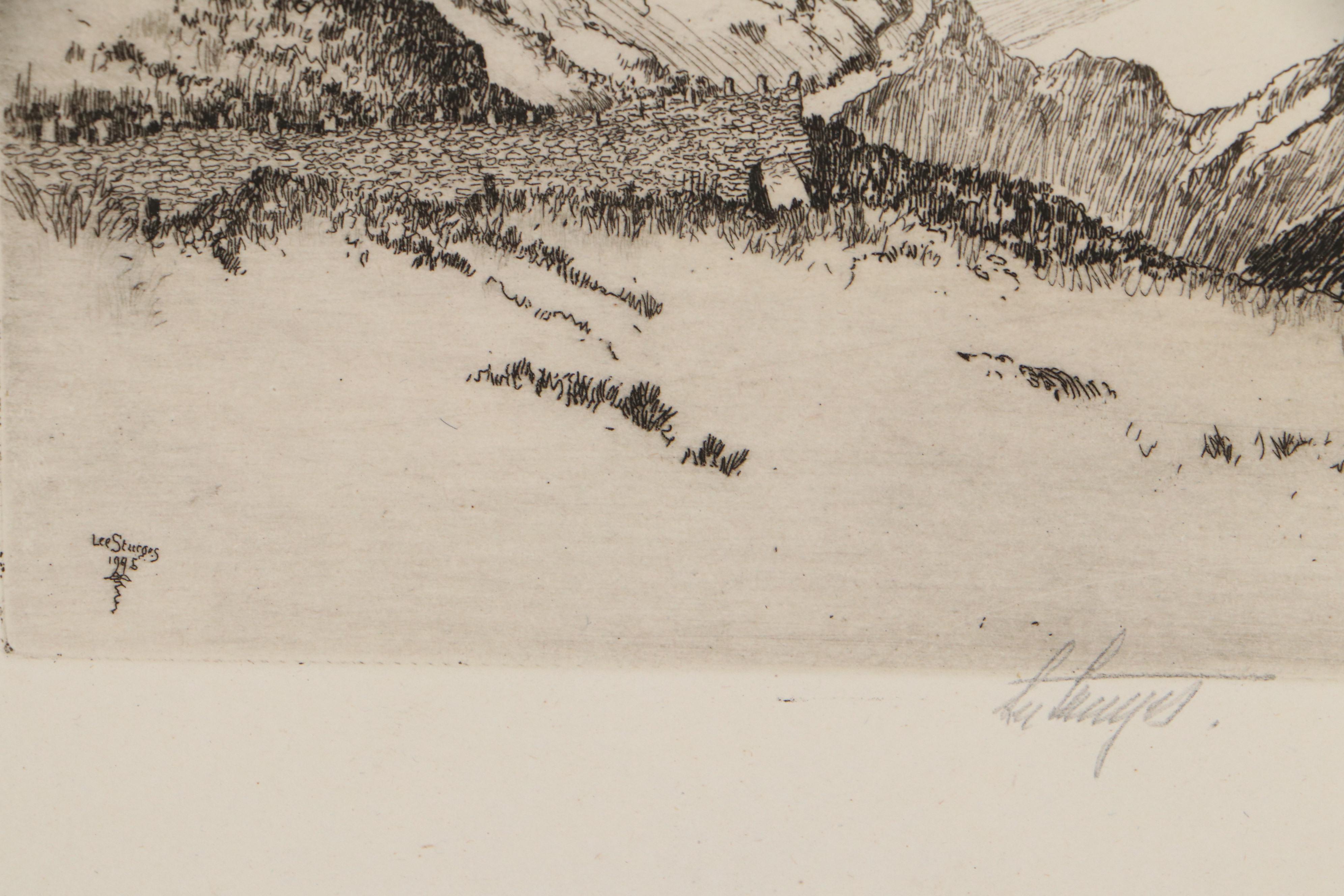 Lee Sturges Etching Prints, Early 20th Century