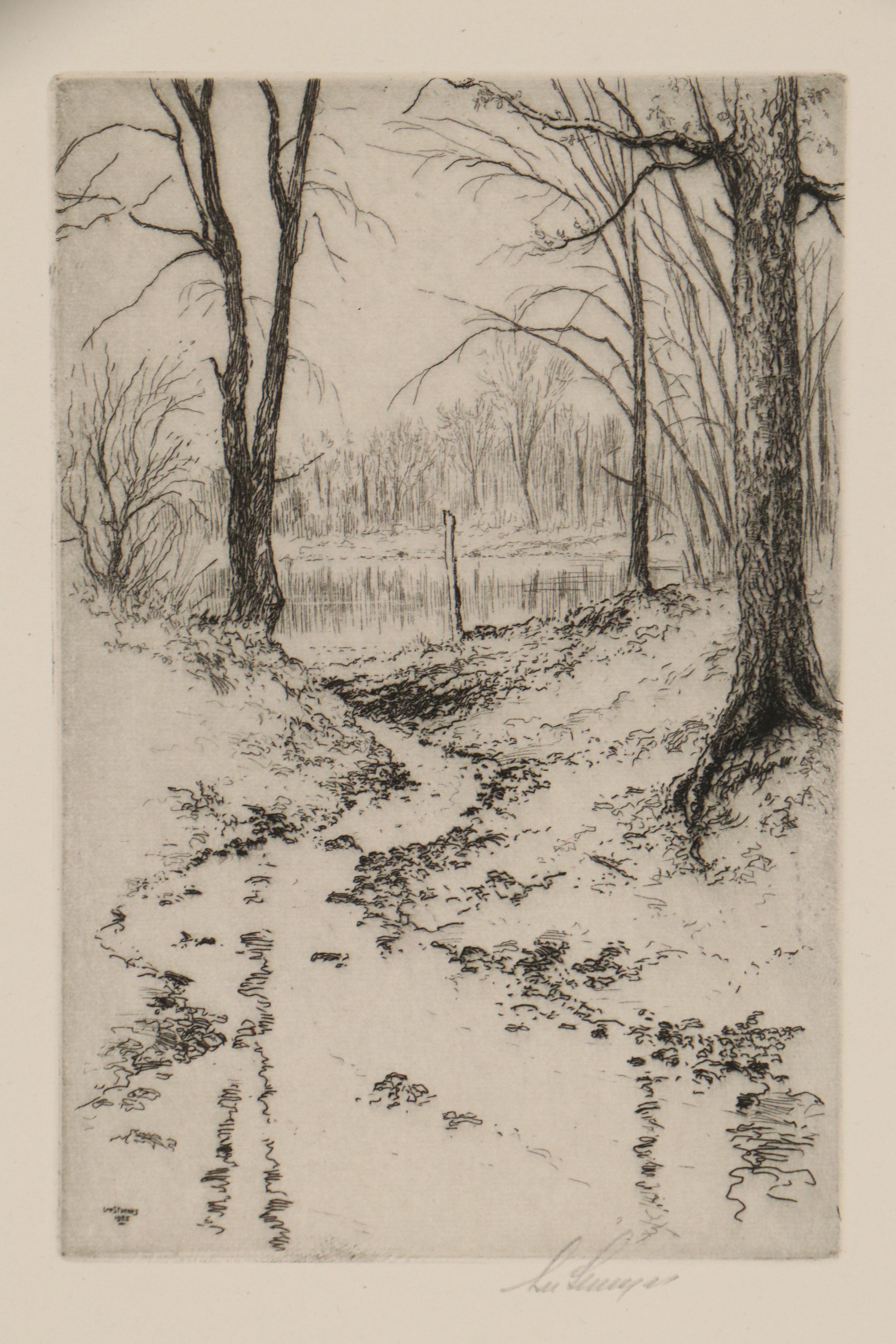 Lee Sturges Etching Prints, Early 20th Century