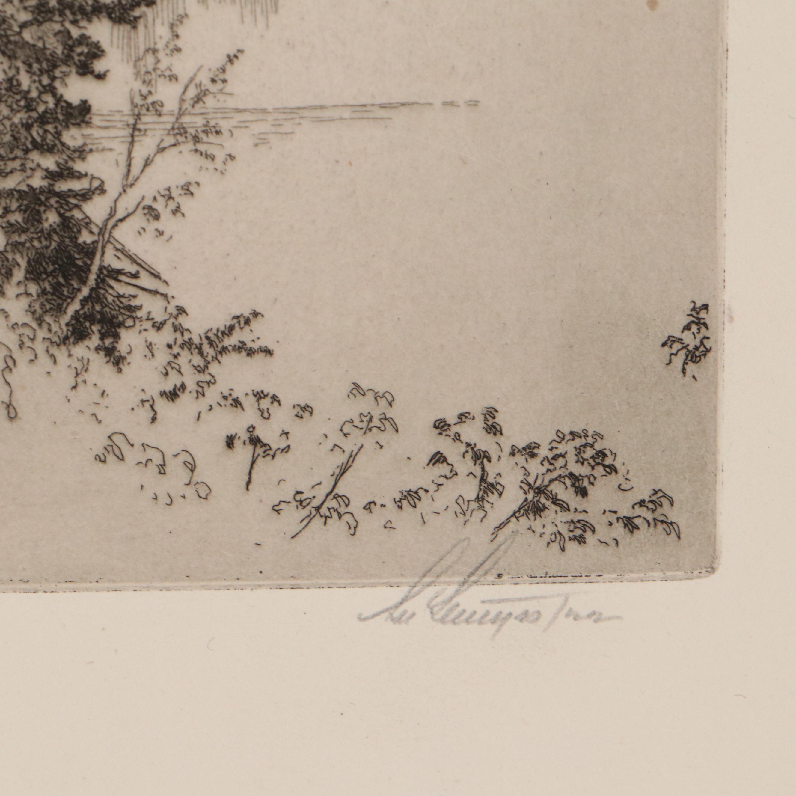 Lee Sturges Etching Prints, Early 20th Century