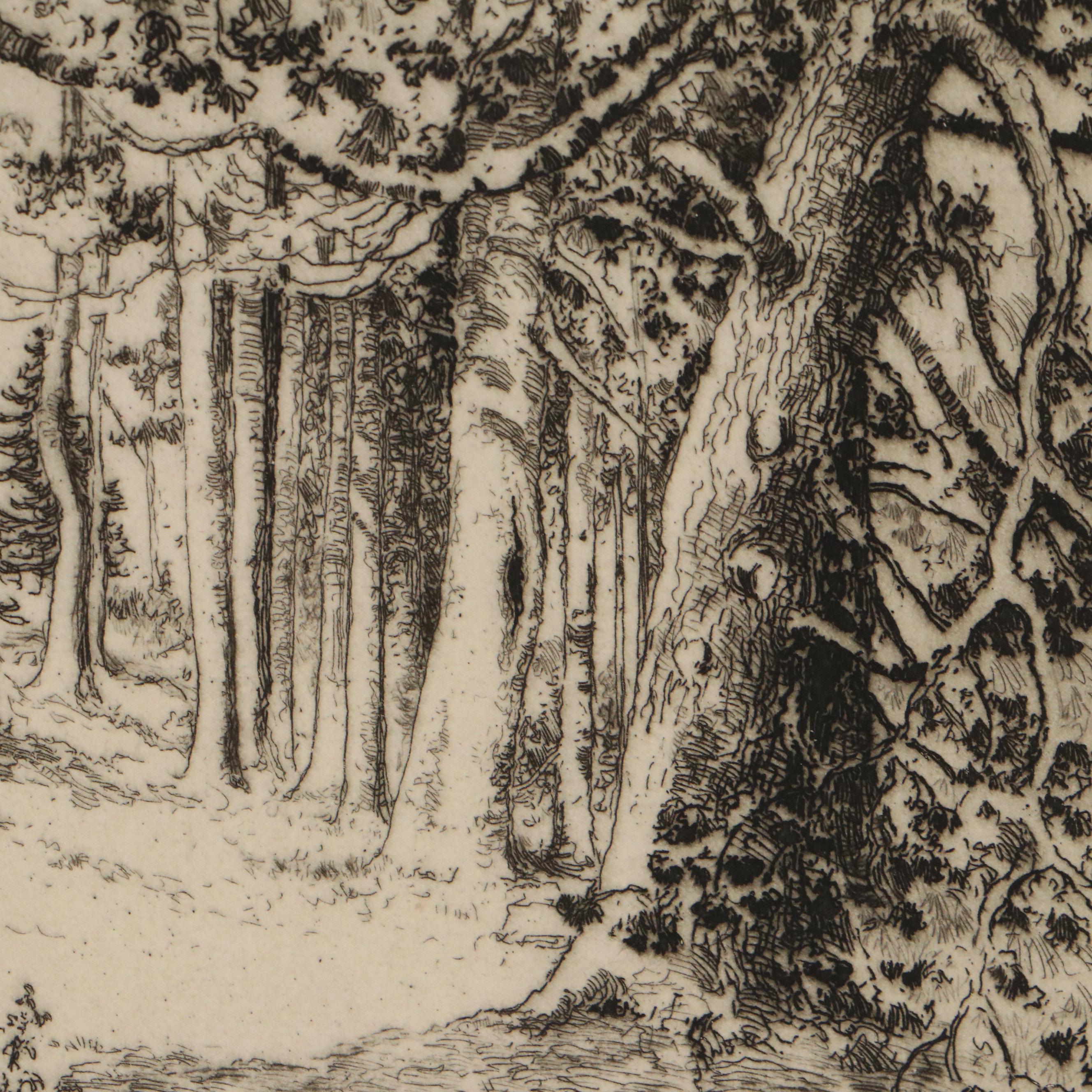Lee Sturges Etching Prints, Early 20th Century
