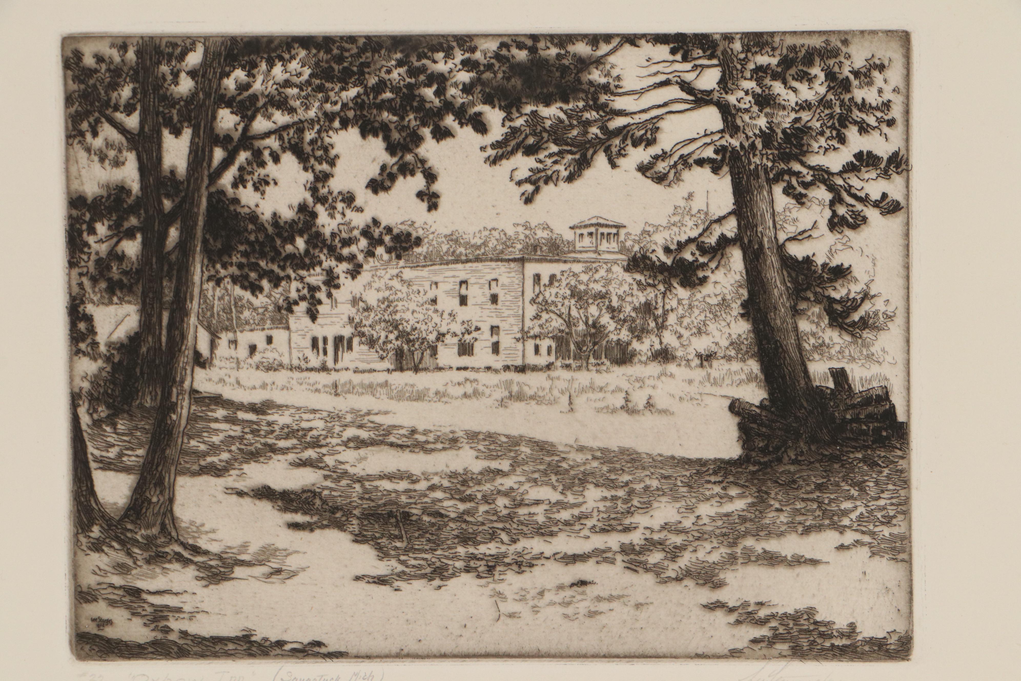 Lee Sturges Etching Prints, Early 20th Century