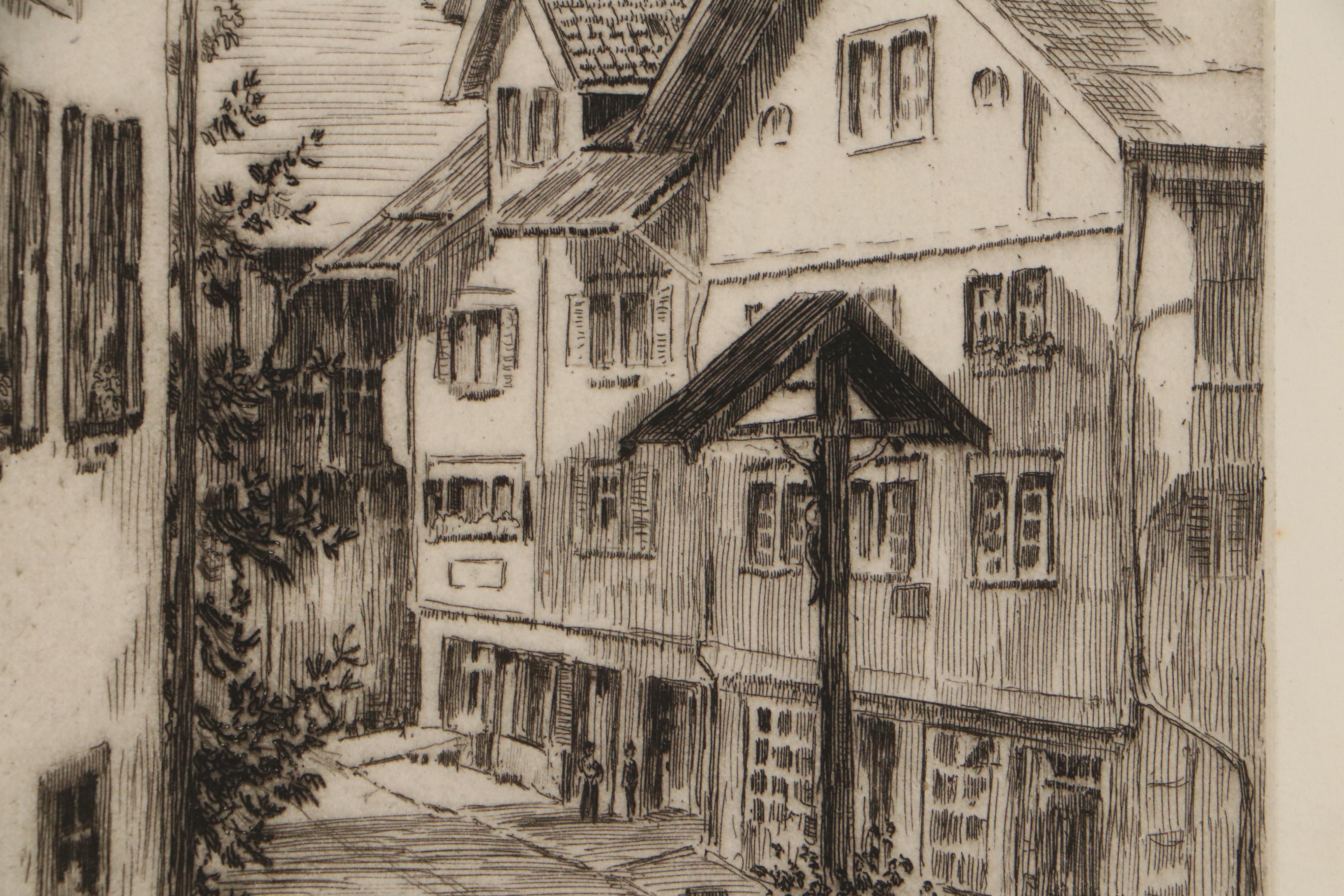 Lee Sturges Etching Prints, Early 20th Century