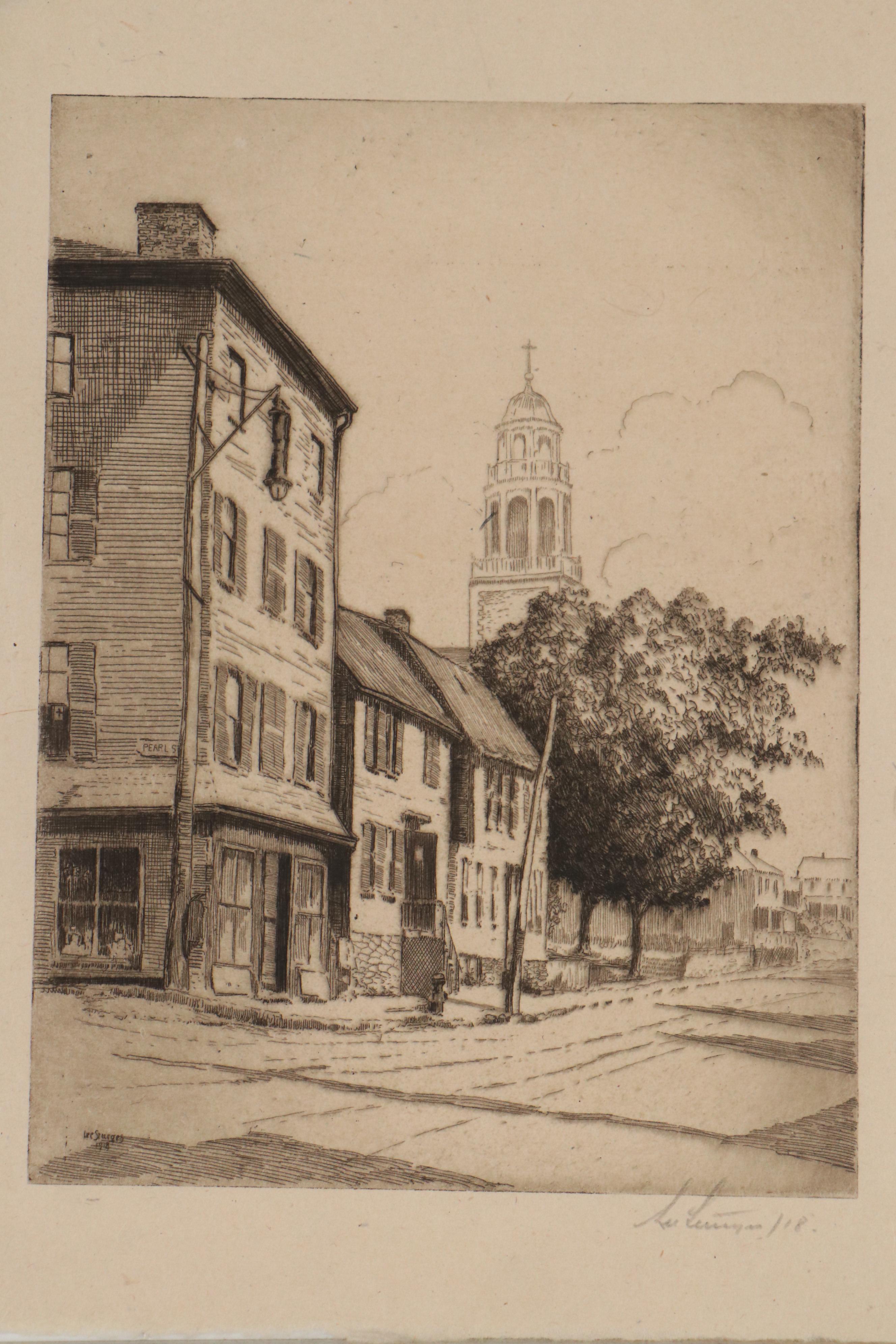 Lee Sturges Etching Prints, Early 20th Century