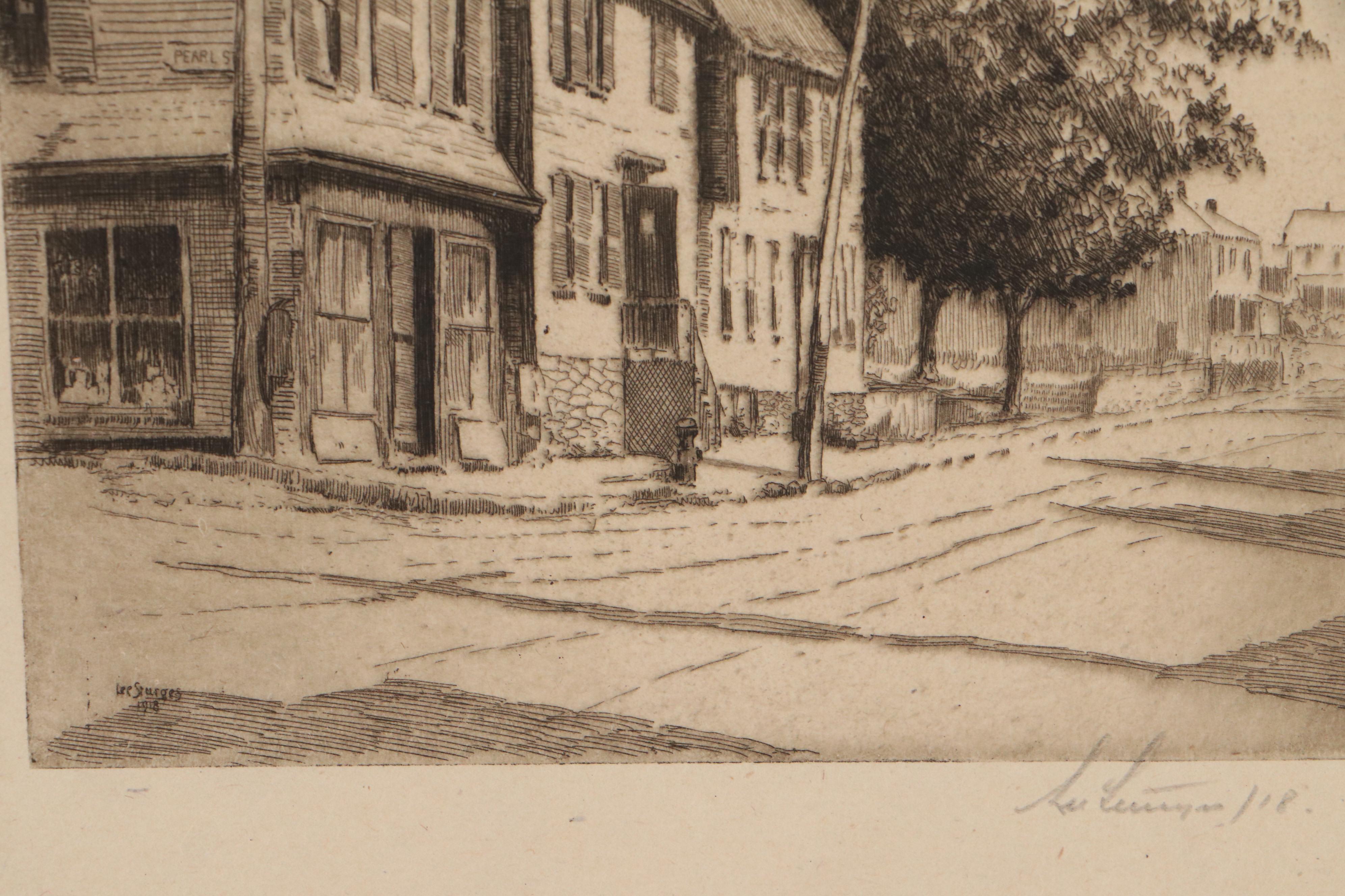 Lee Sturges Etching Prints, Early 20th Century
