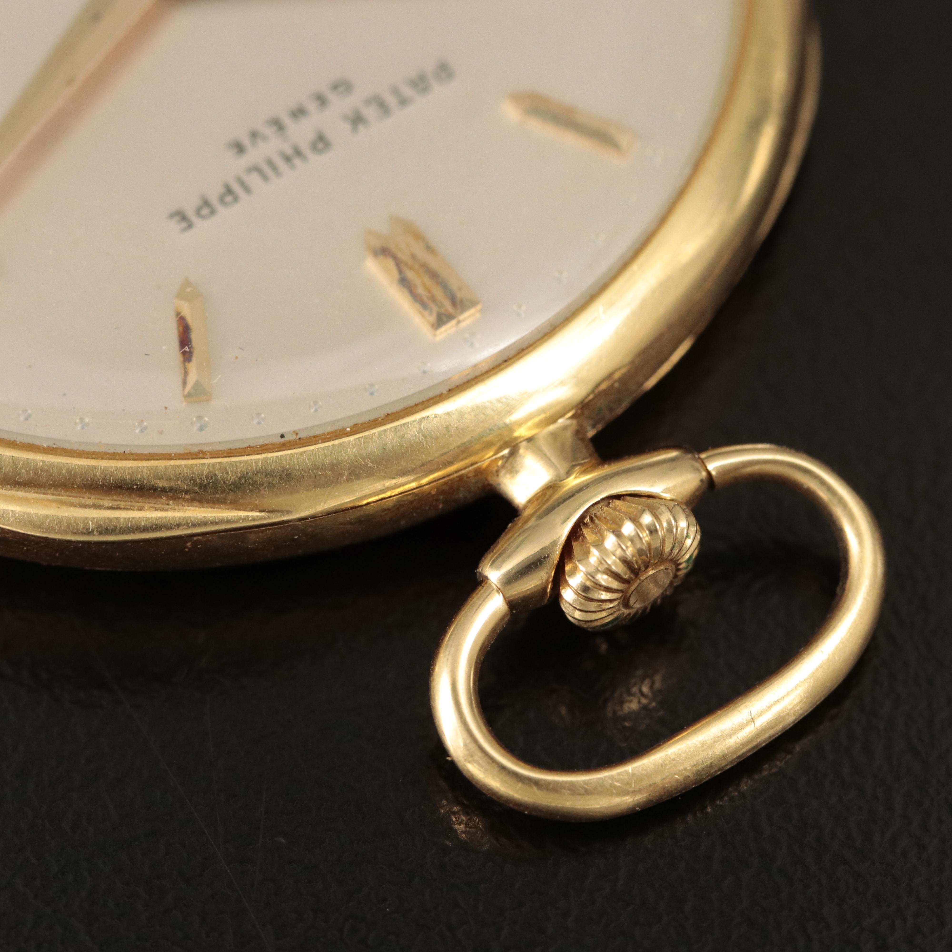 18K Patek Philippe Pocket Watch with Papers
