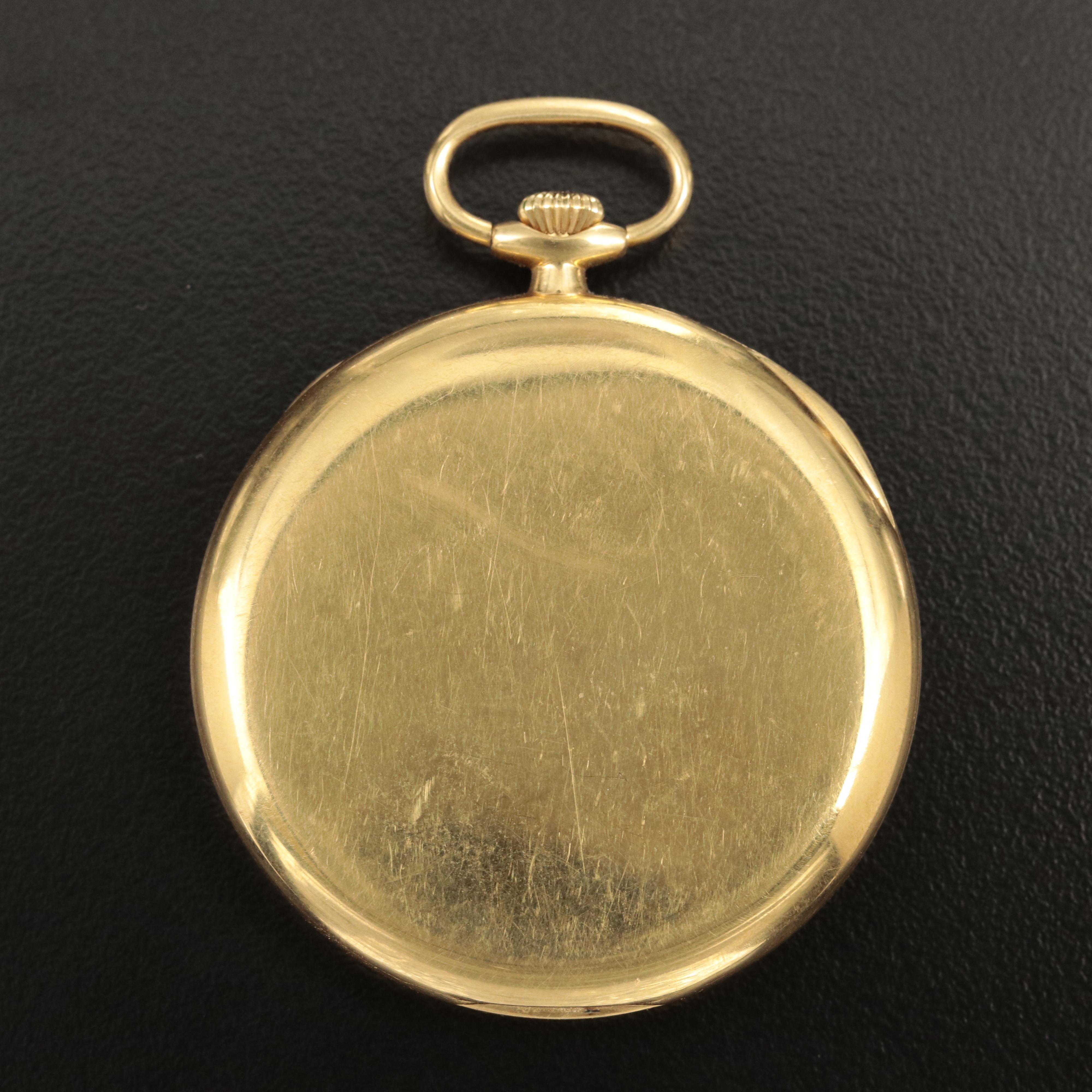 18K Patek Philippe Pocket Watch with Papers