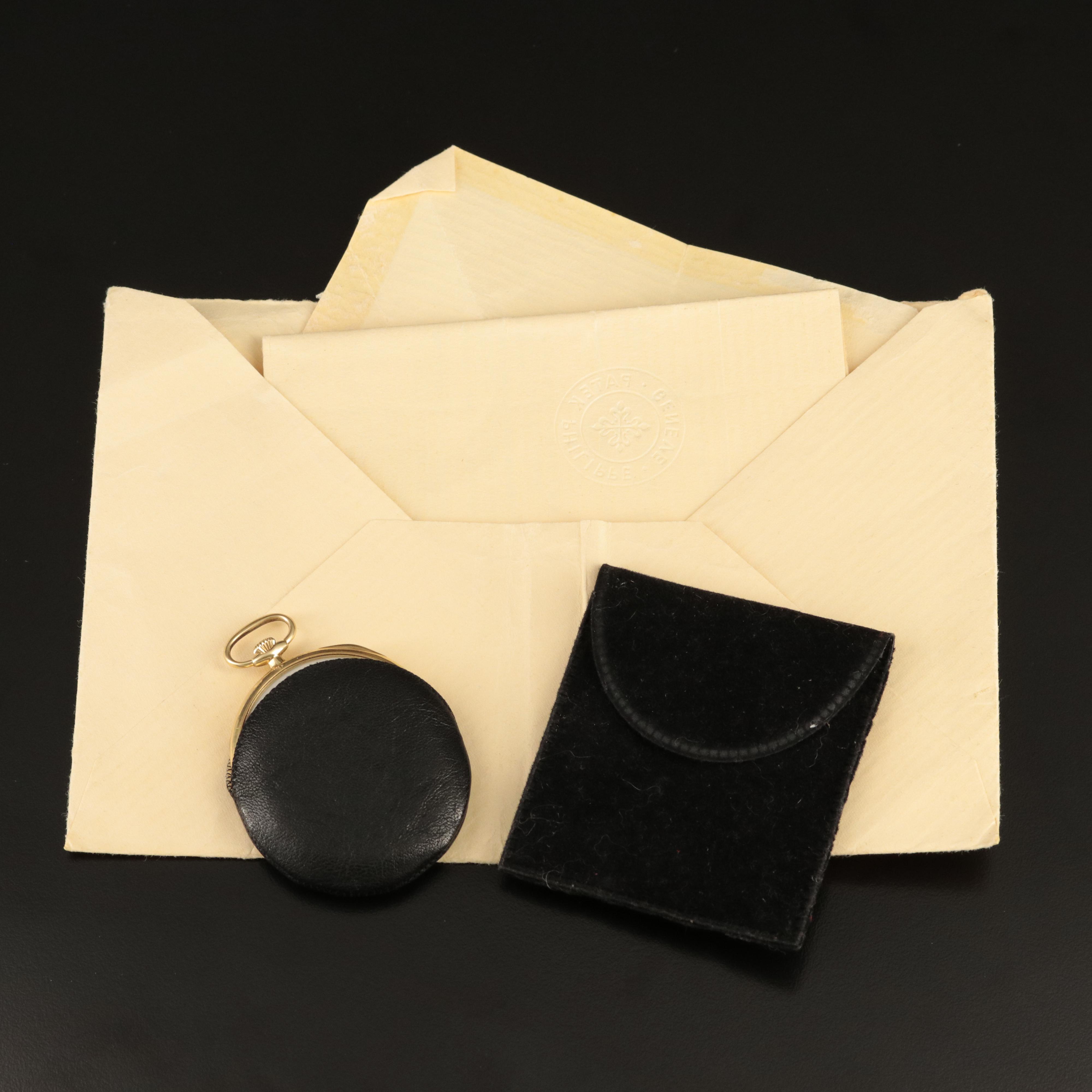 18K Patek Philippe Pocket Watch with Papers