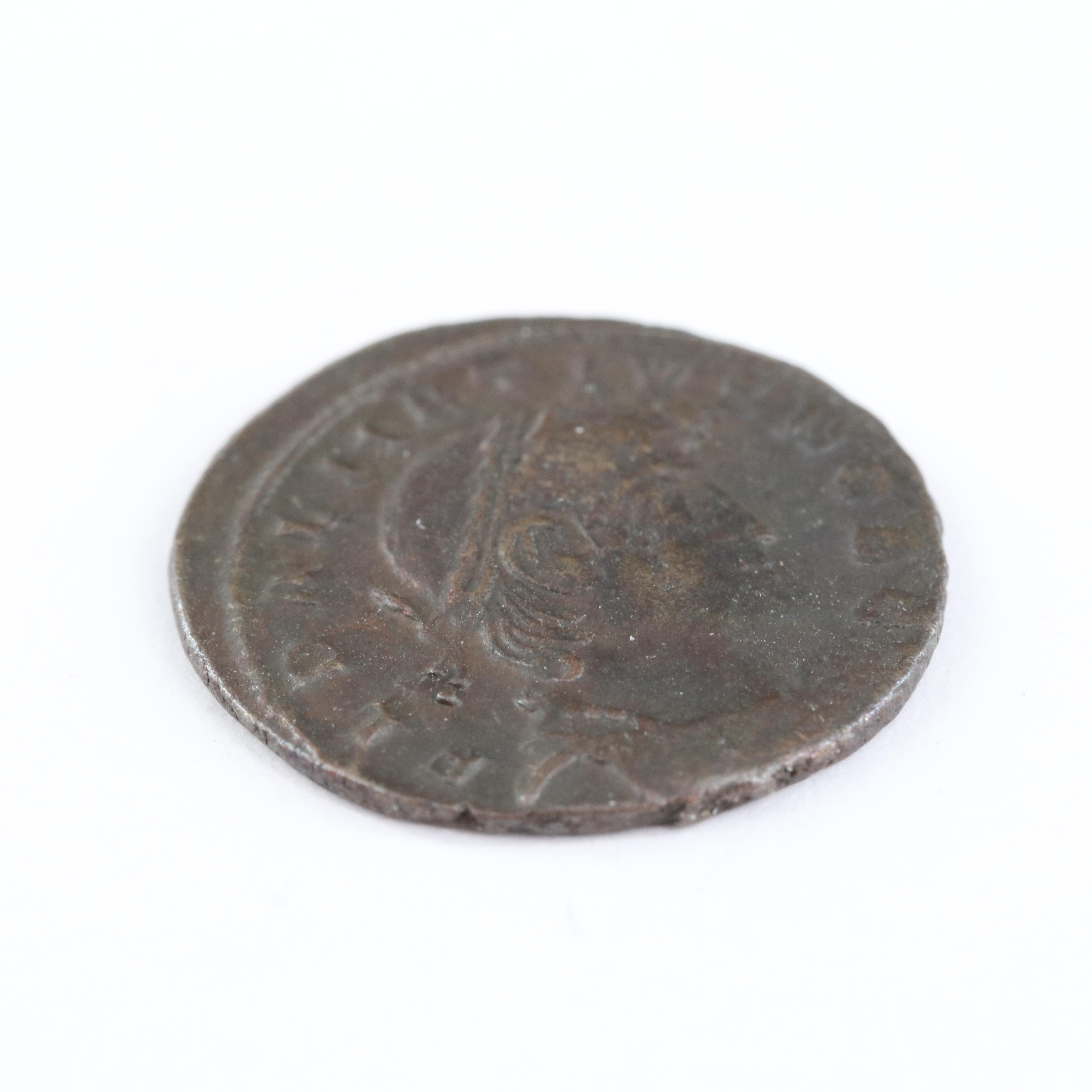 Ancient Roman Imperial AE3 Coin of Delmatius, ca. 335 AD