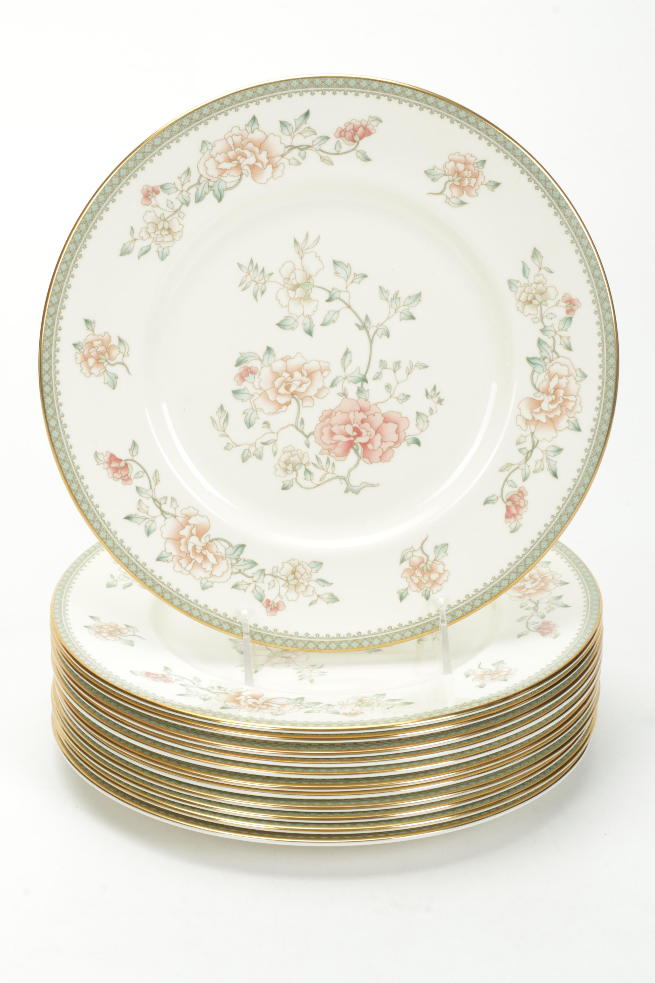 Minton "Jasmine" Bone China Dinnerware, Late 20th Century