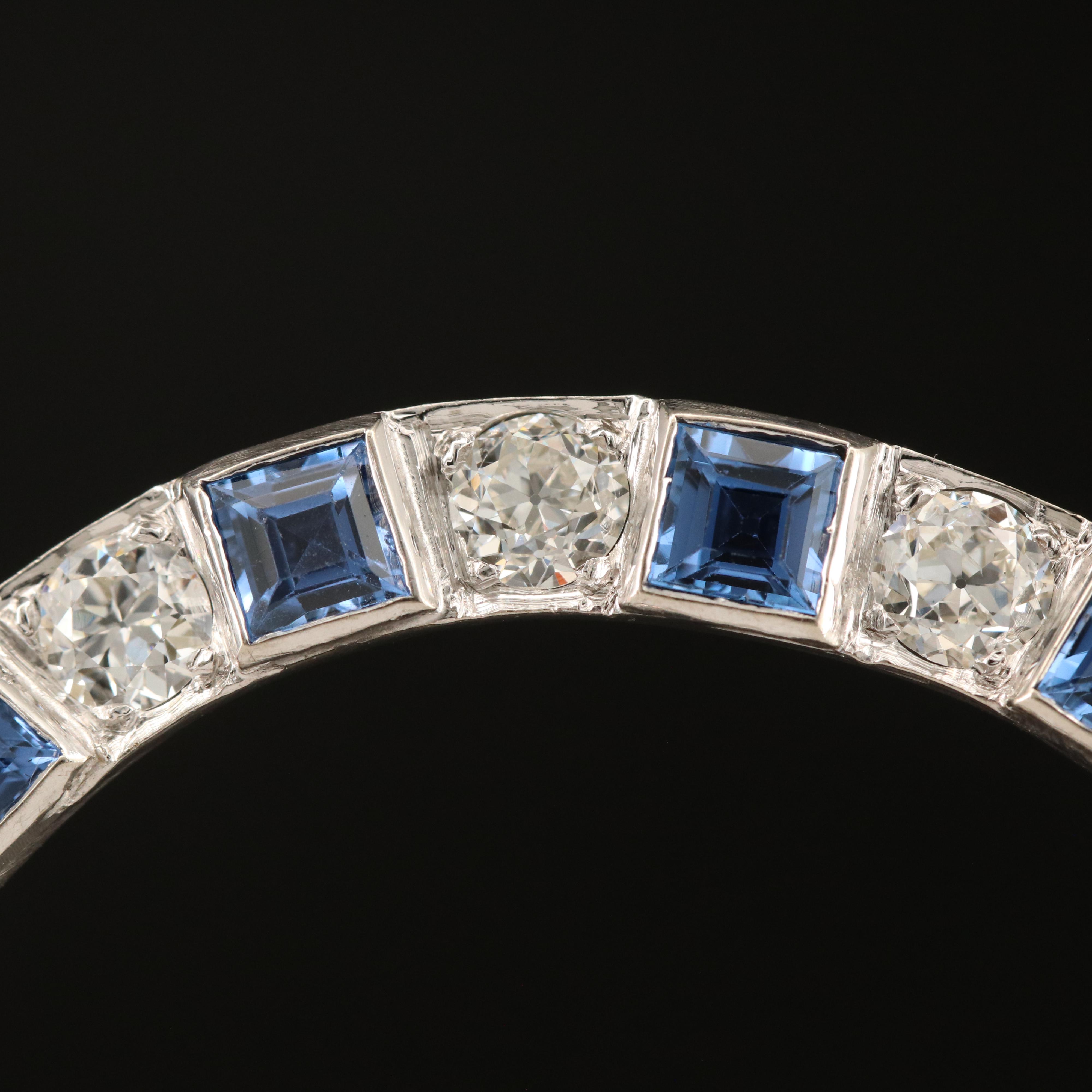 Belle Époque 14K 2.98 CTW Diamond and Sapphire Brooch with Palladium Accents