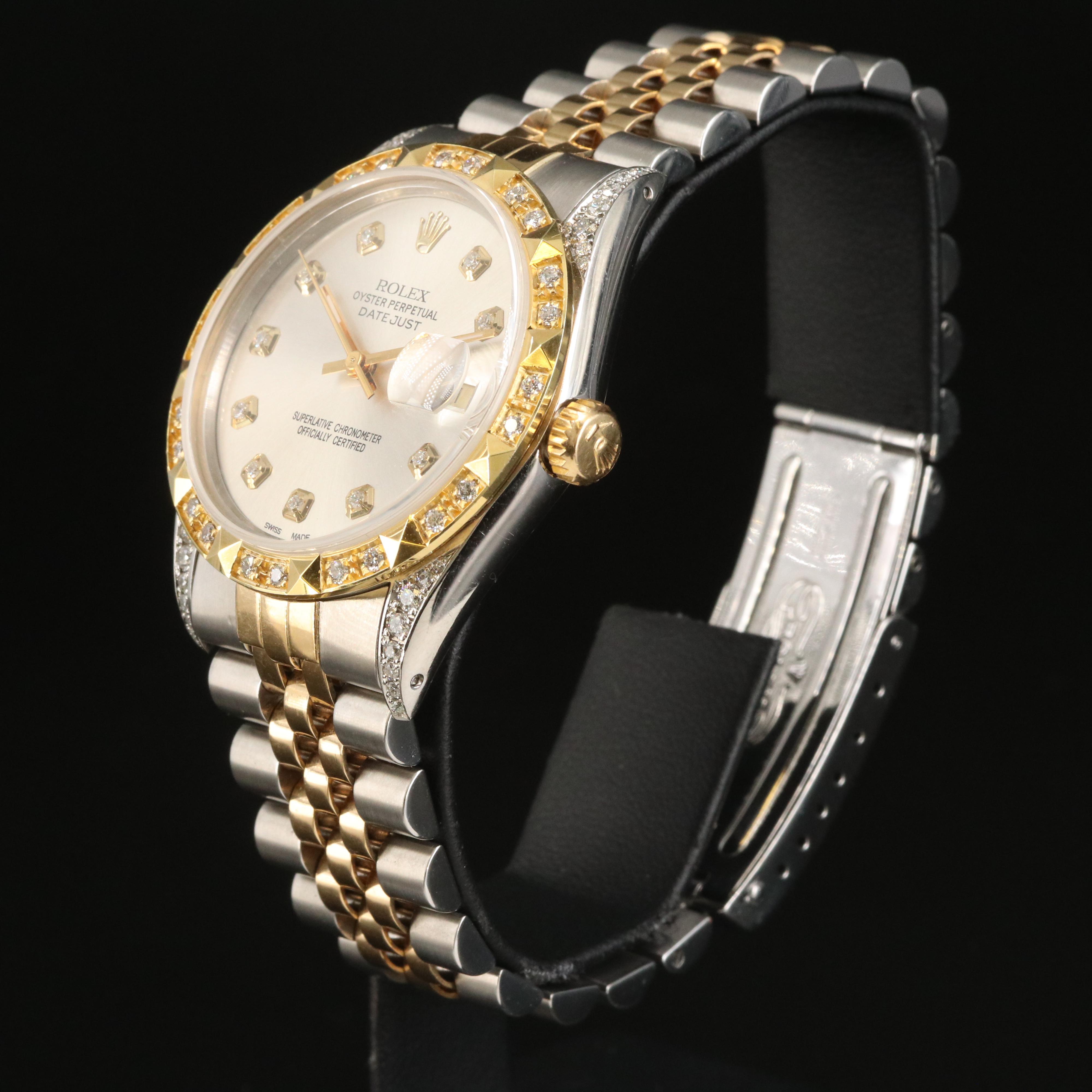 1985 Rolex 1.04 CTW Diamond Datejust Watch