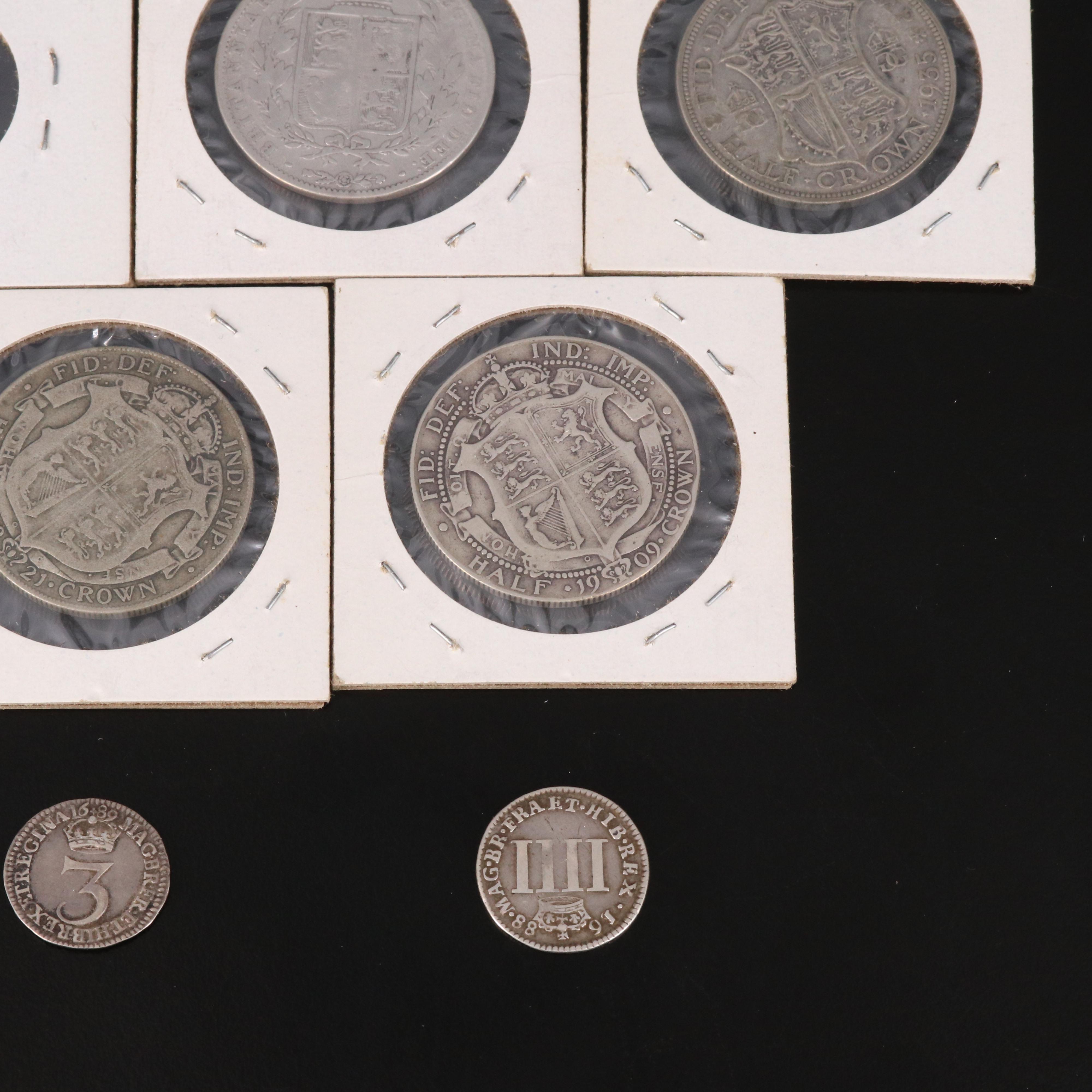 Collection of Ten English Silver Coins