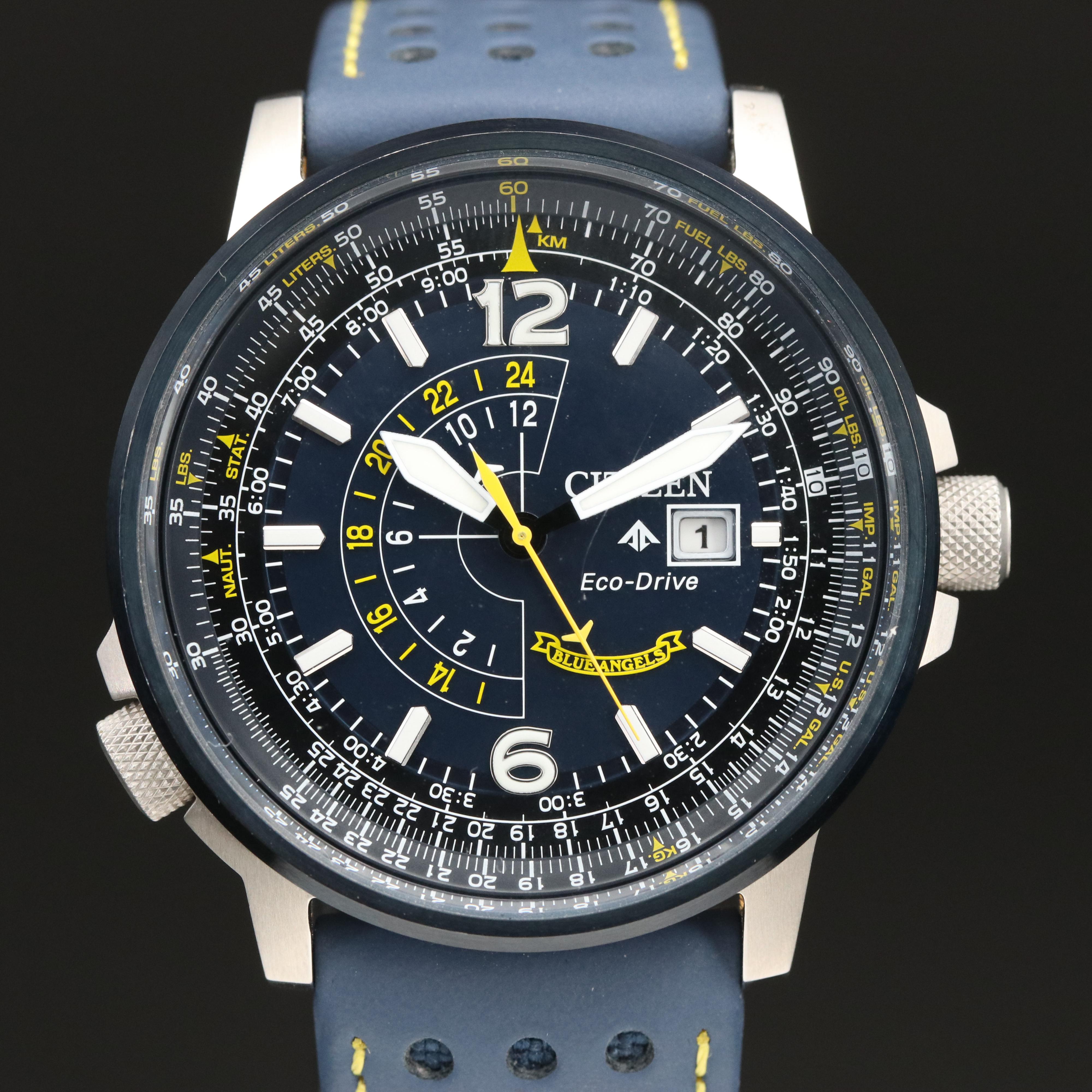 Citizen Blue Angels Navihawk Stainless Steel Watch