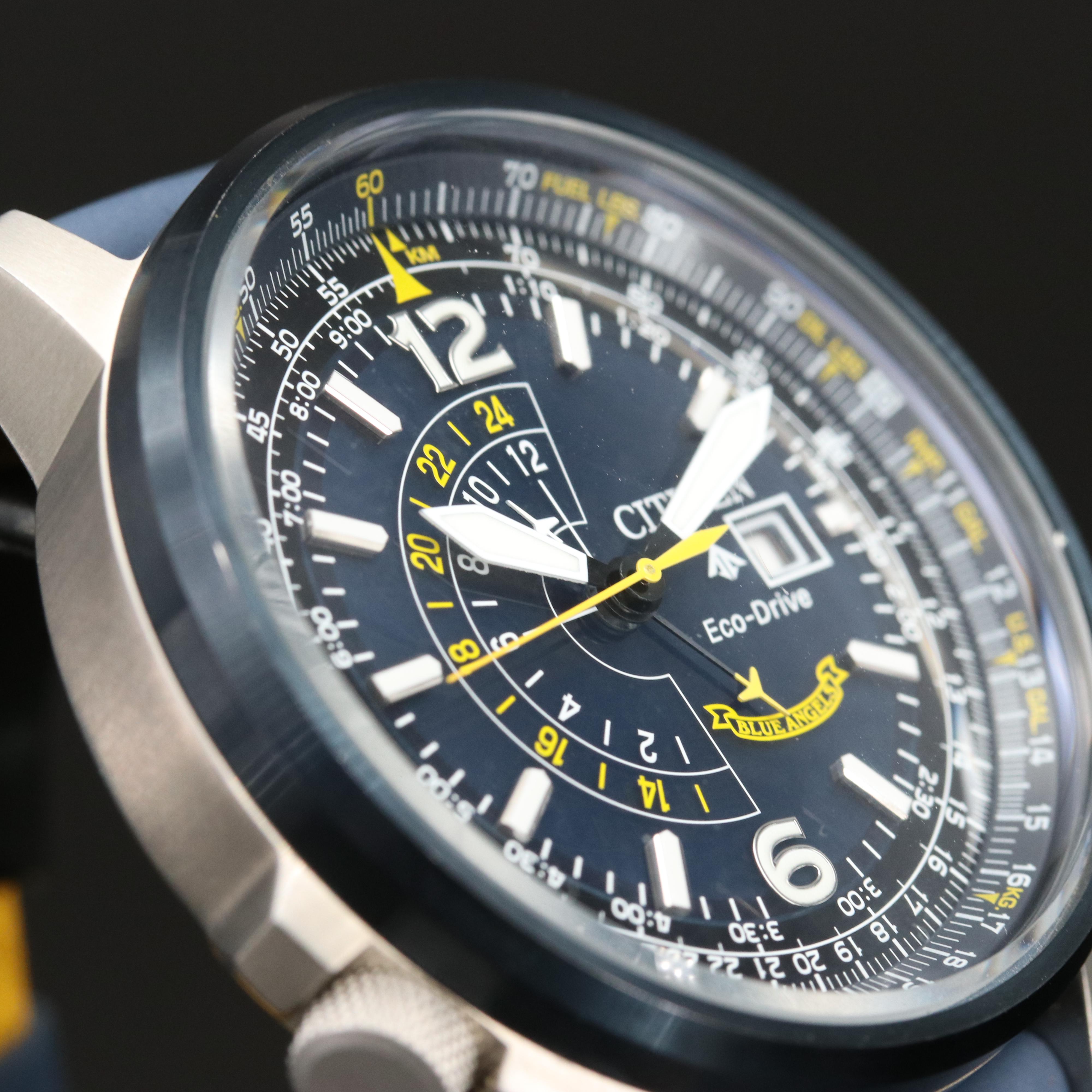 Citizen Blue Angels Navihawk Stainless Steel Watch