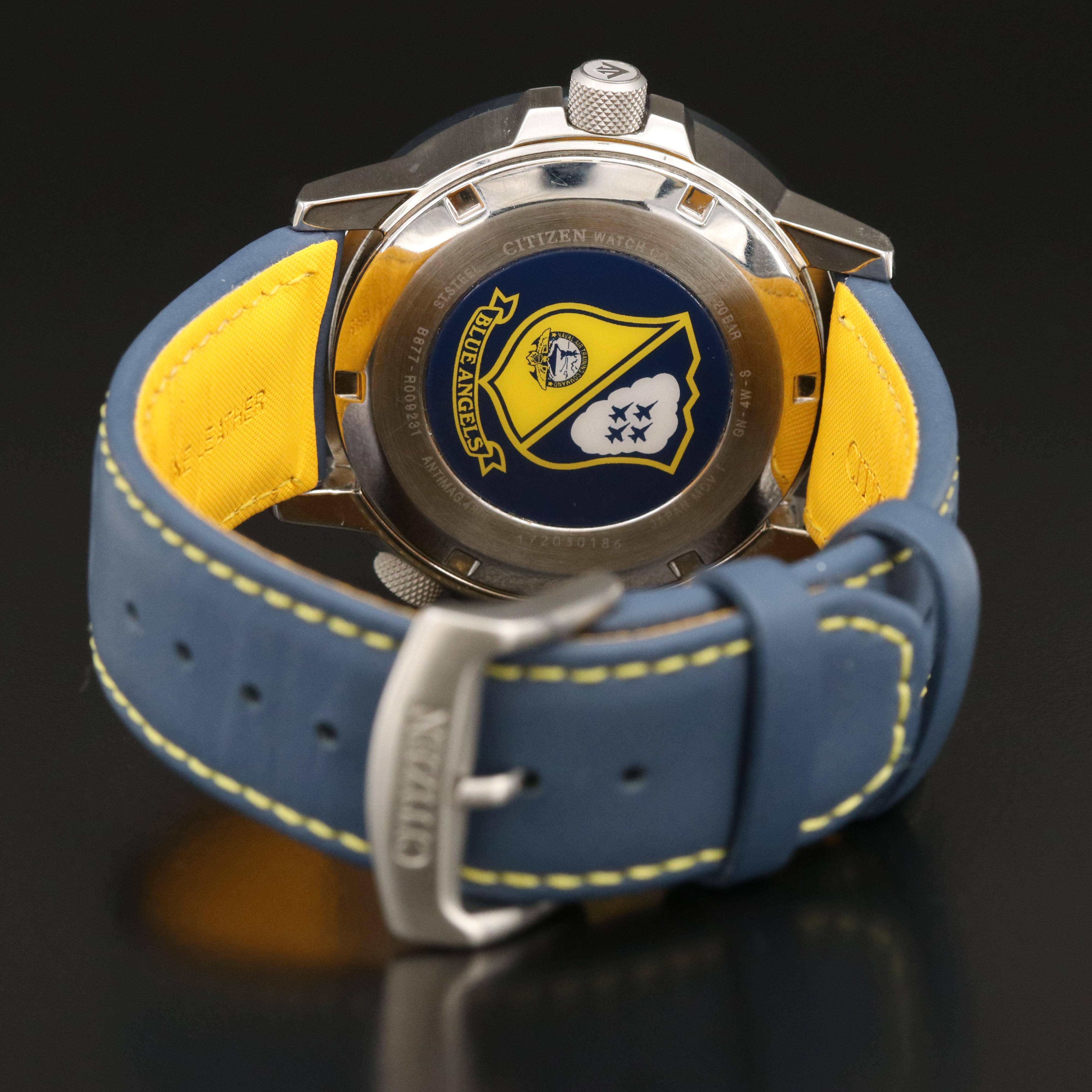 Citizen Blue Angels Navihawk Stainless Steel Watch