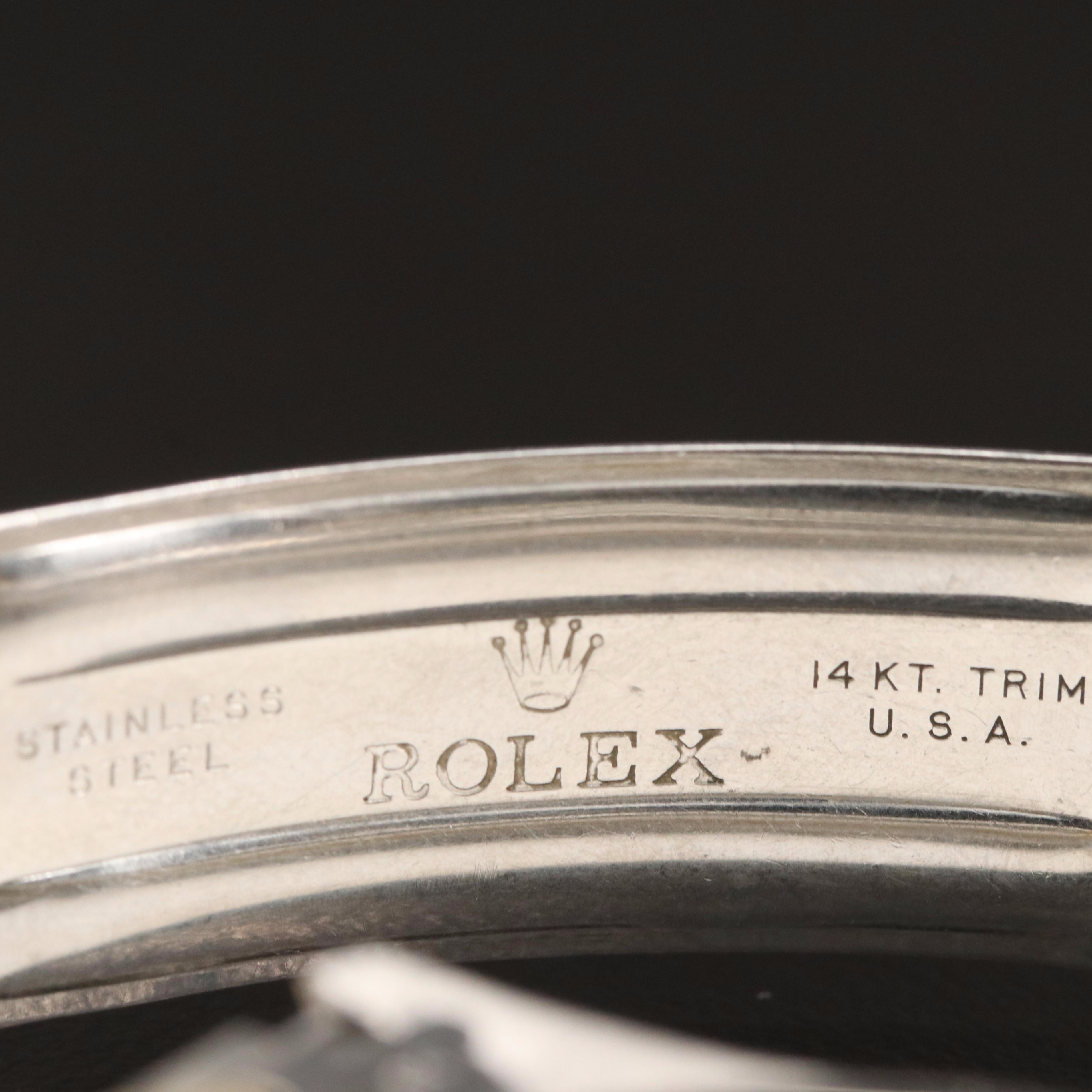 1968 Rolex Oyster Perpetual Datejust Pie Pan Dial Watch