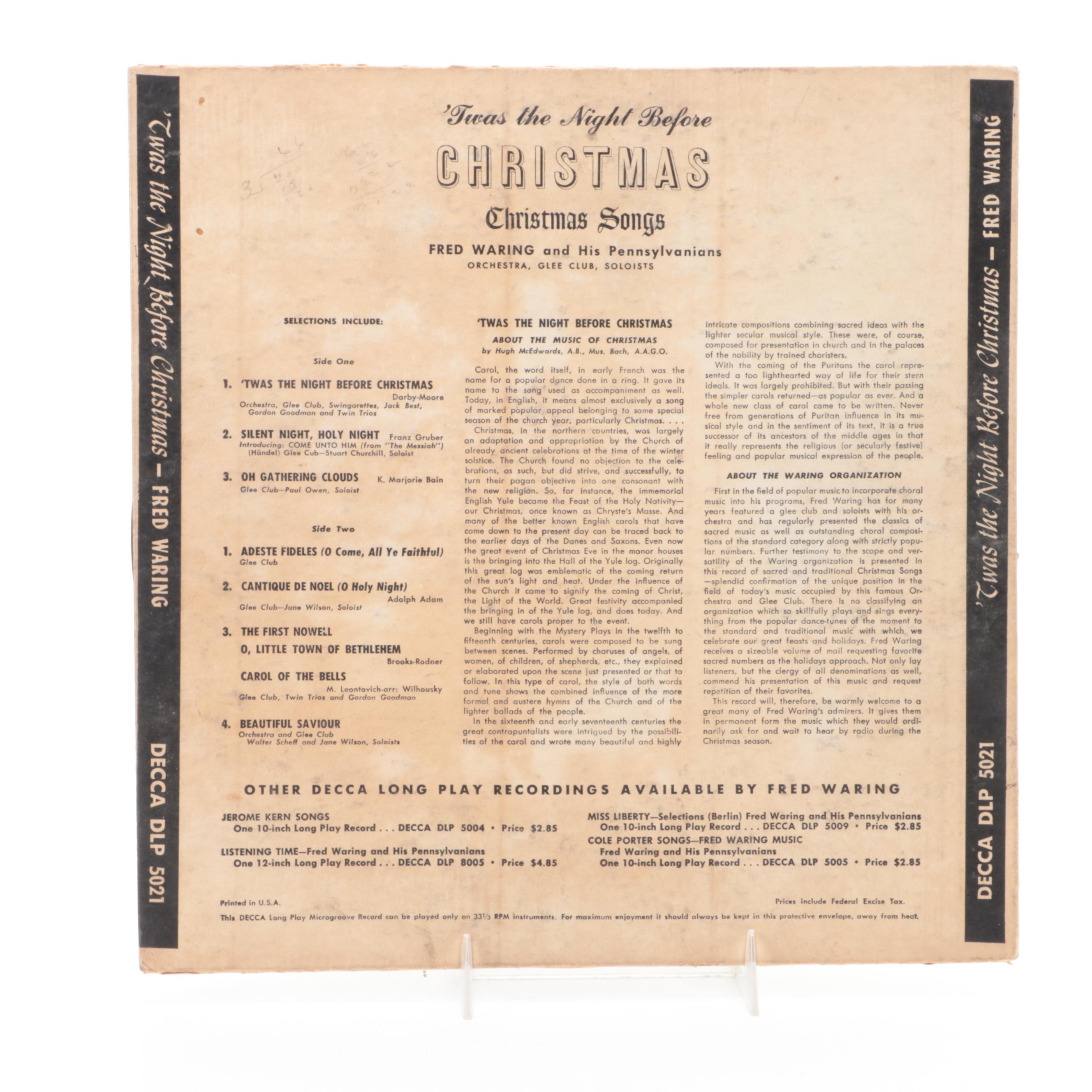 Doris Day and Howard Keel "Calamity Jane" and Other Soundtrack Vinyl Records