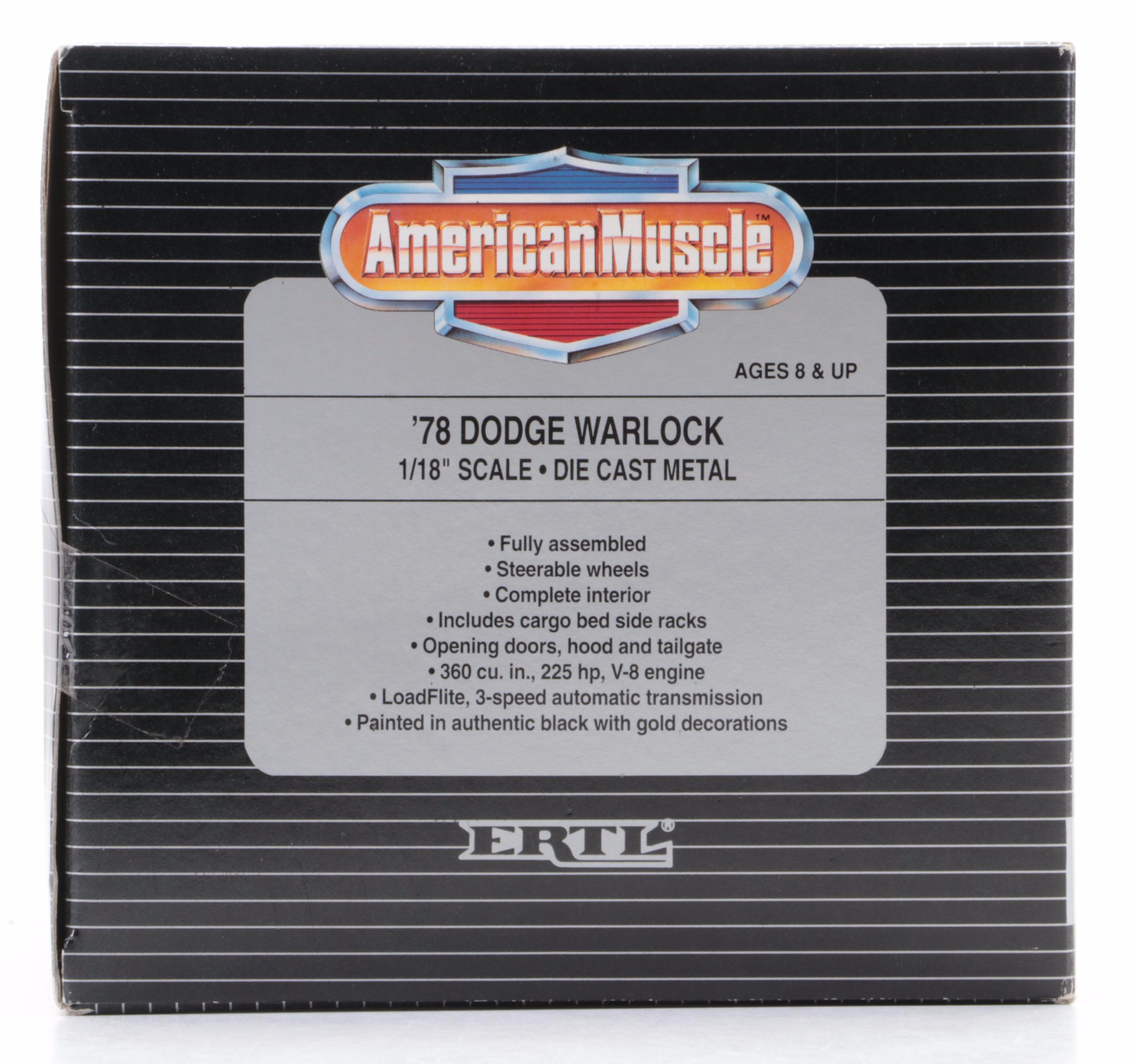 Ertl American Muscle Collector's Edition Warlock, Stingray Scale Model Cars